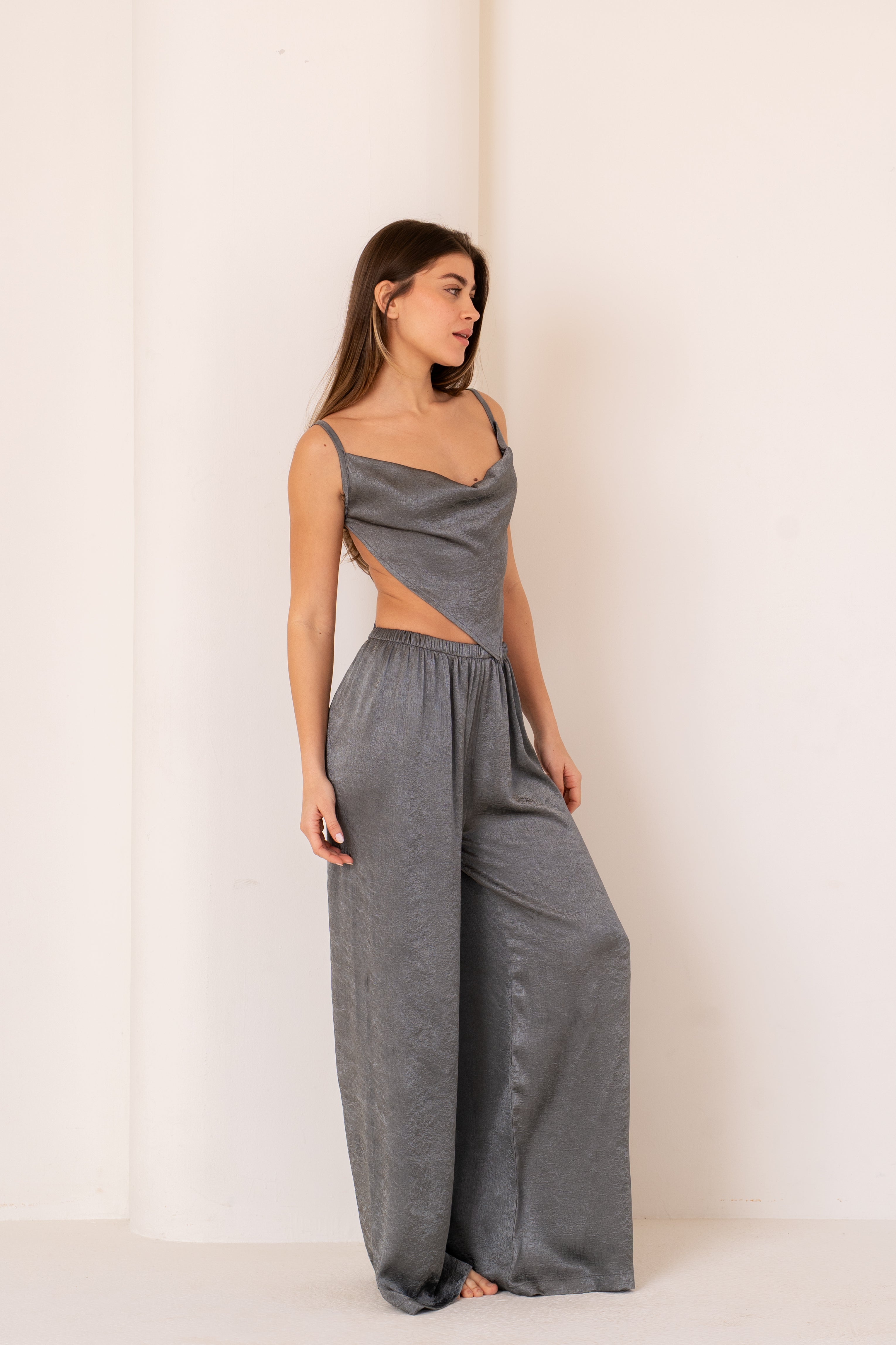 Moonstone Grey | Long Robe Full Set