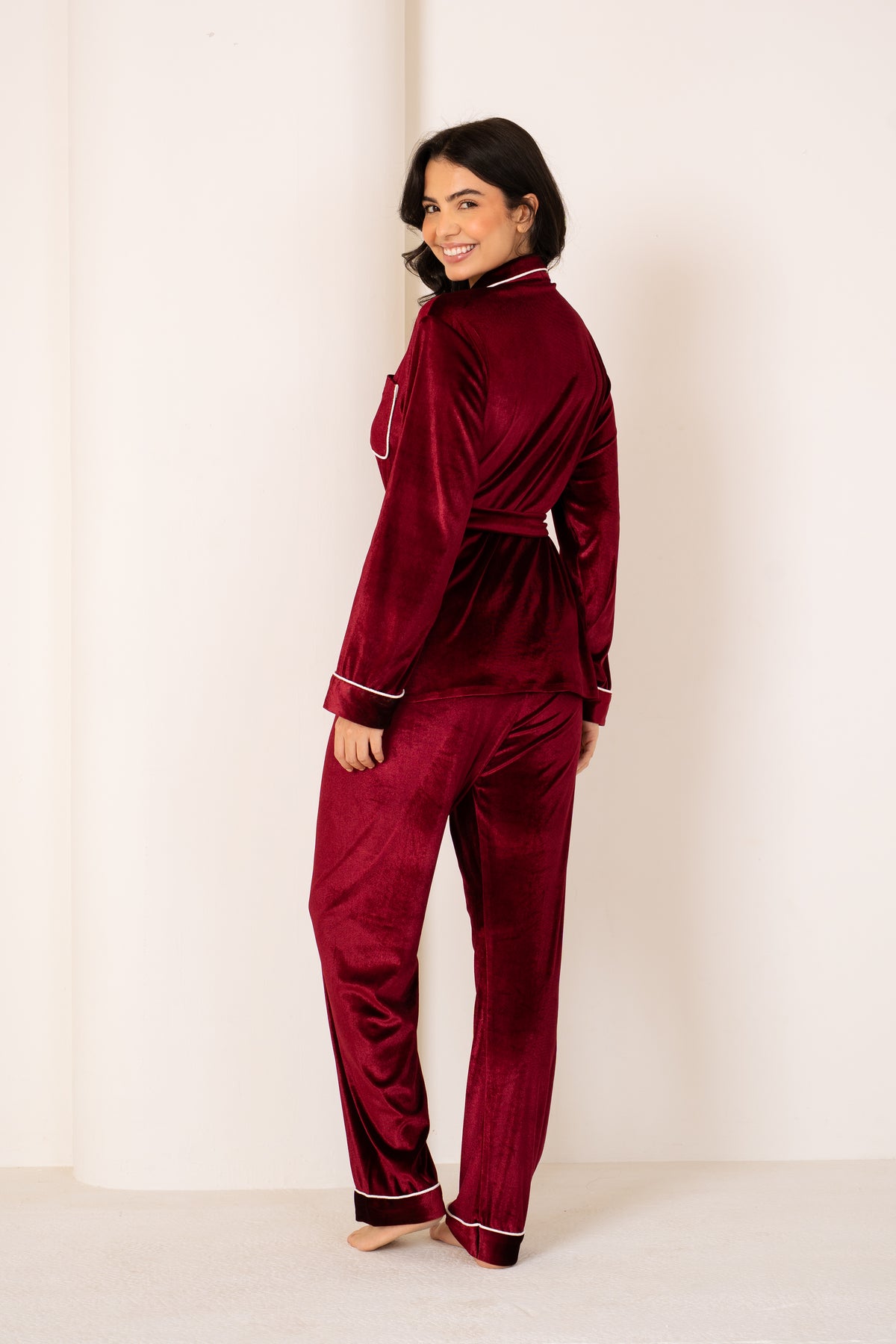 Velvet Muse Set | Burgundy