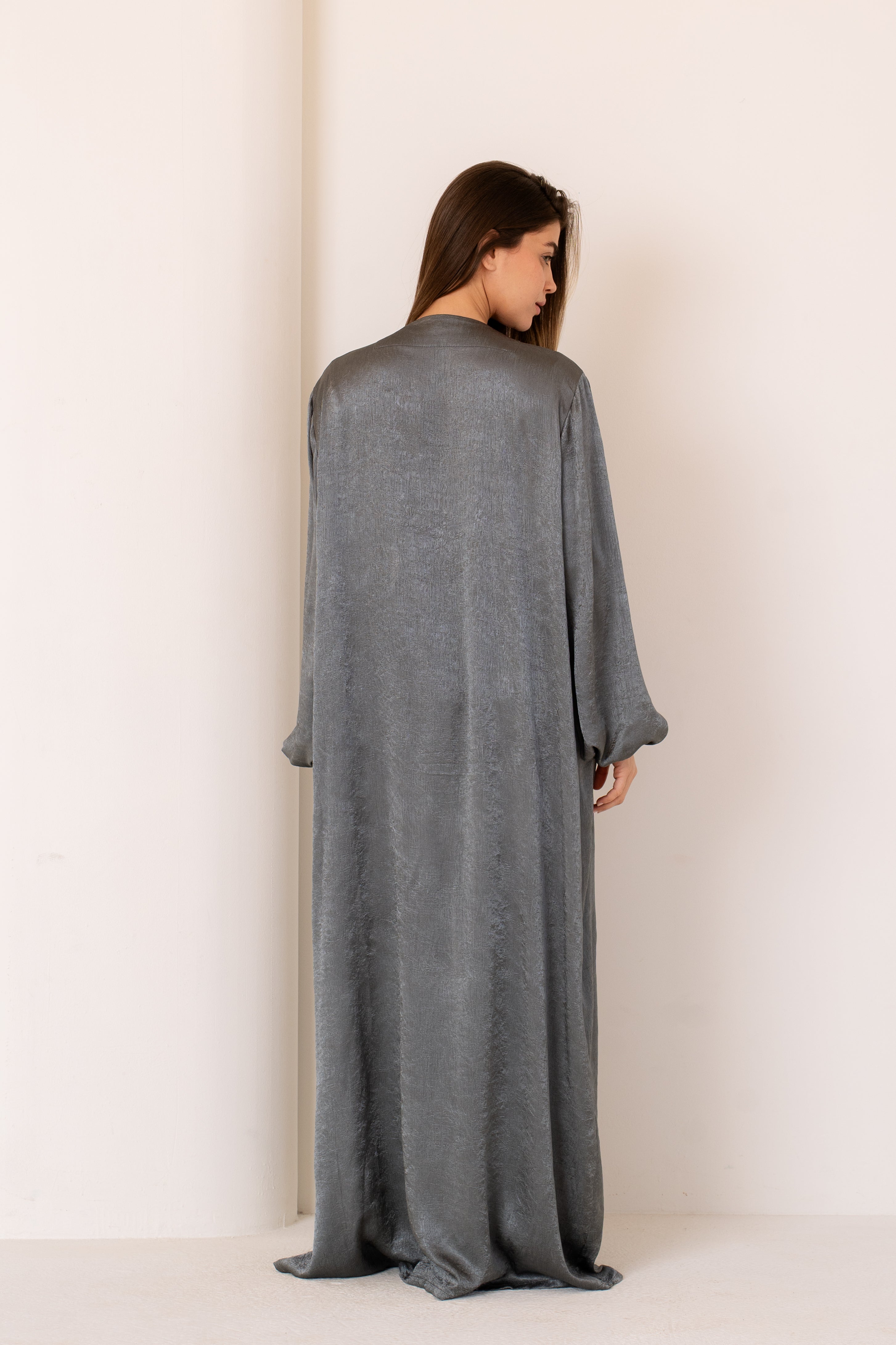 Moonstone Grey | Long Robe Full Set