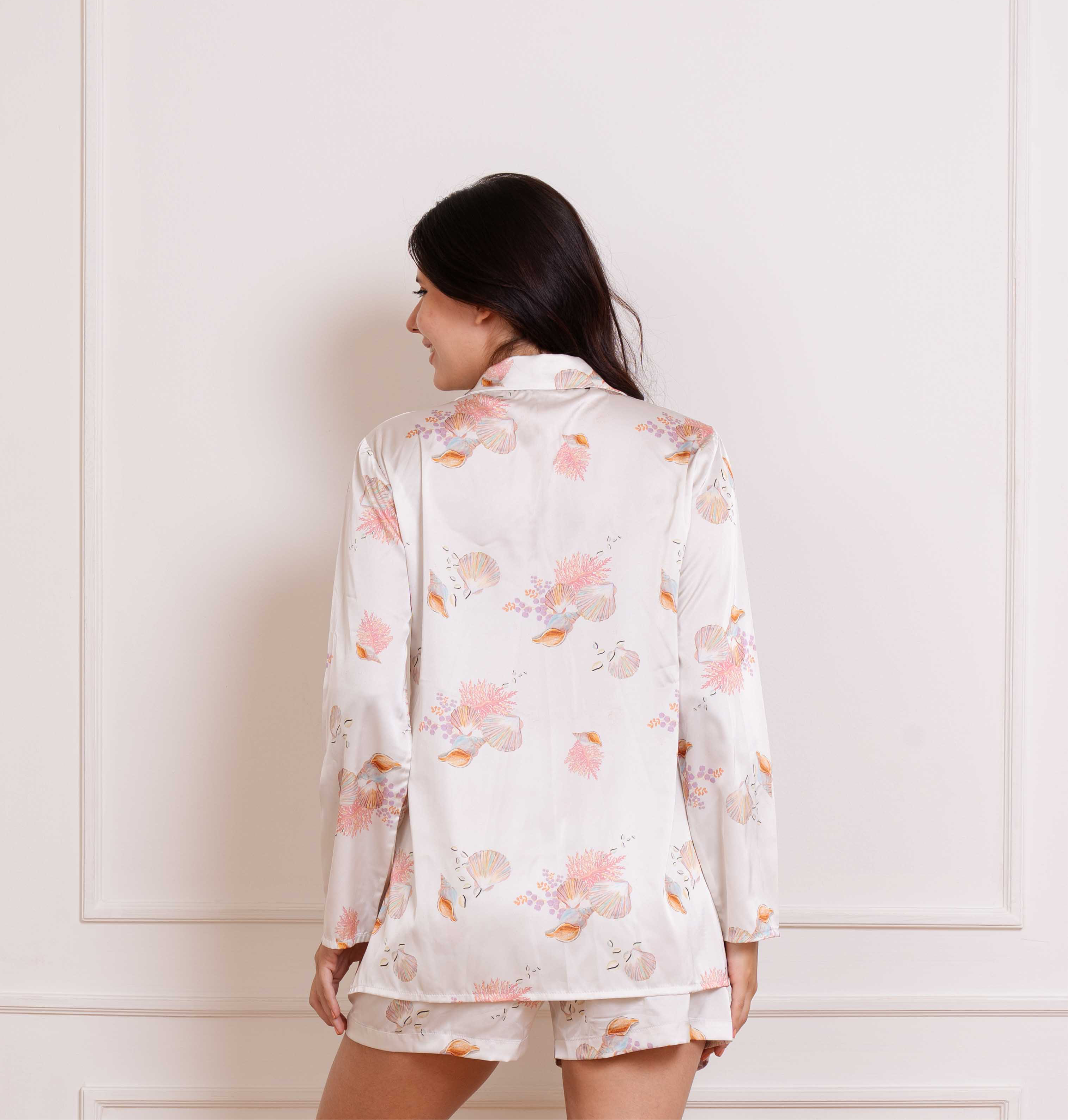 Blush Shore | Half Crop Shirt Only