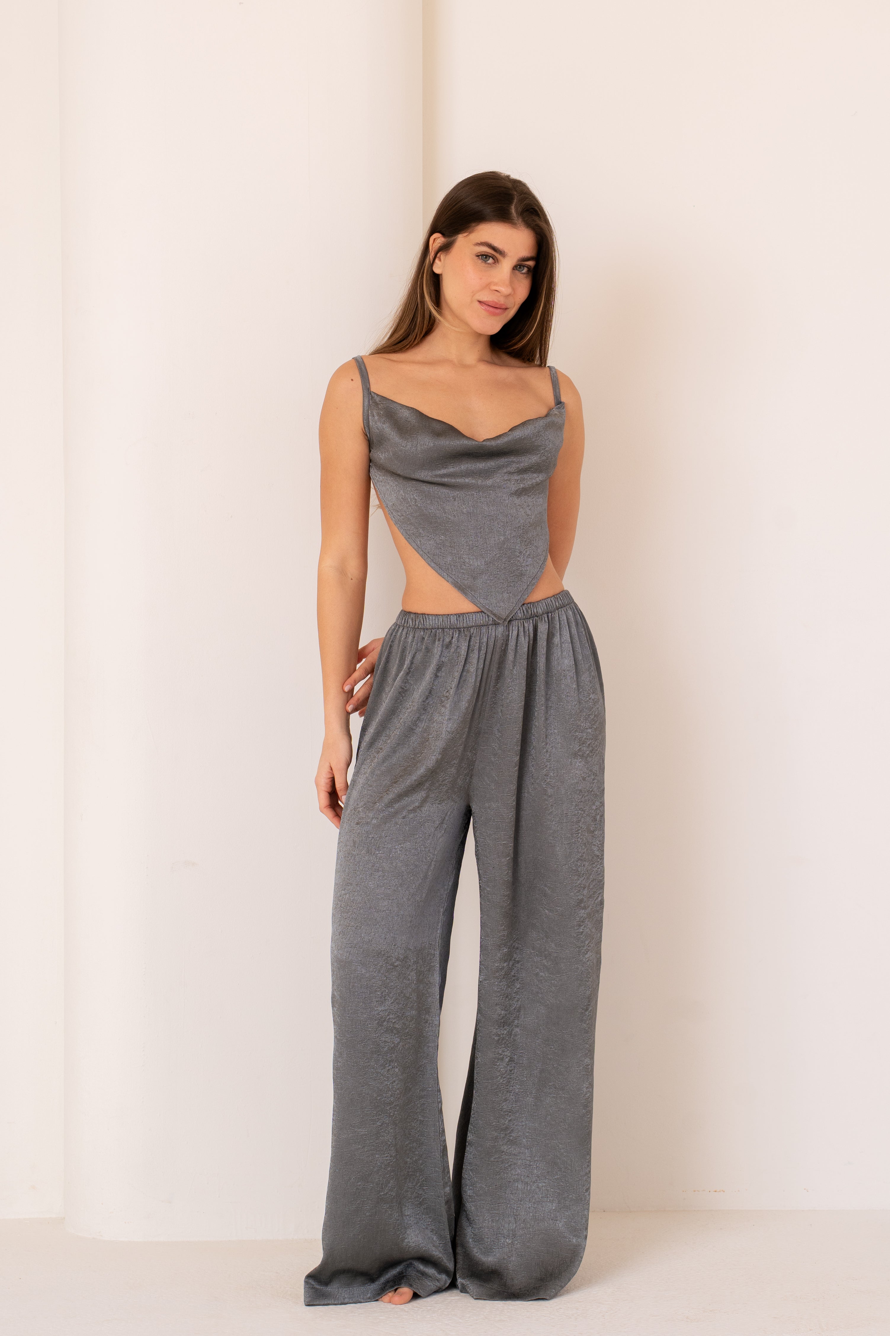 Moonstone Grey | Long Robe Full Set