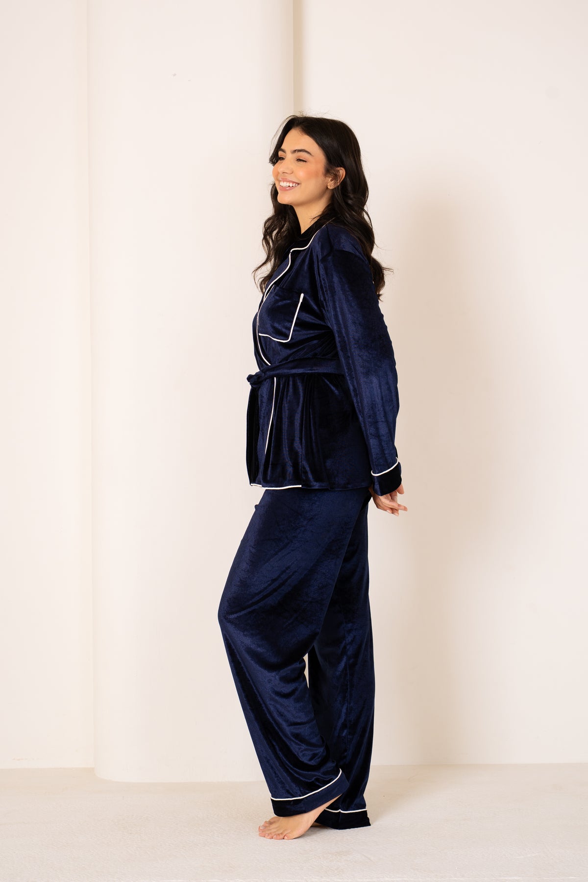 Velvet Muse Set | Navy