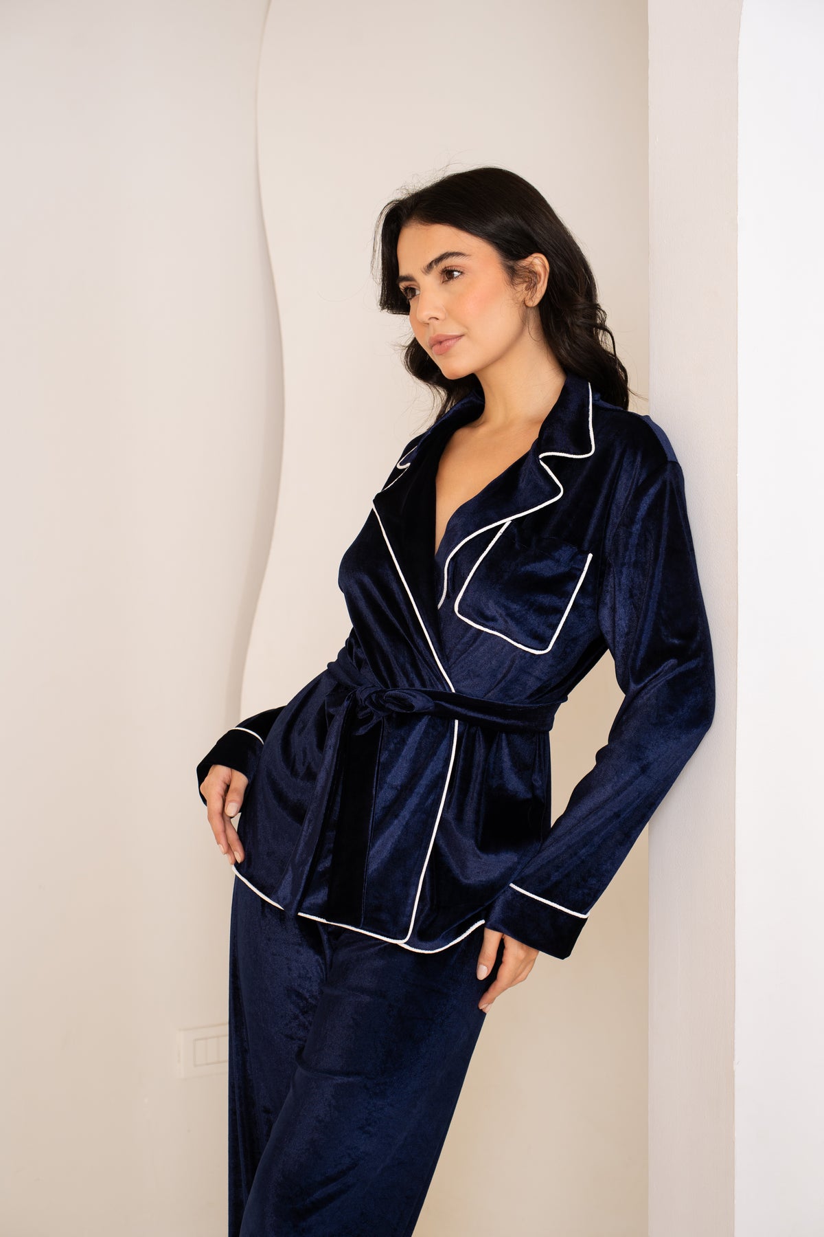 Velvet Muse Set | Navy