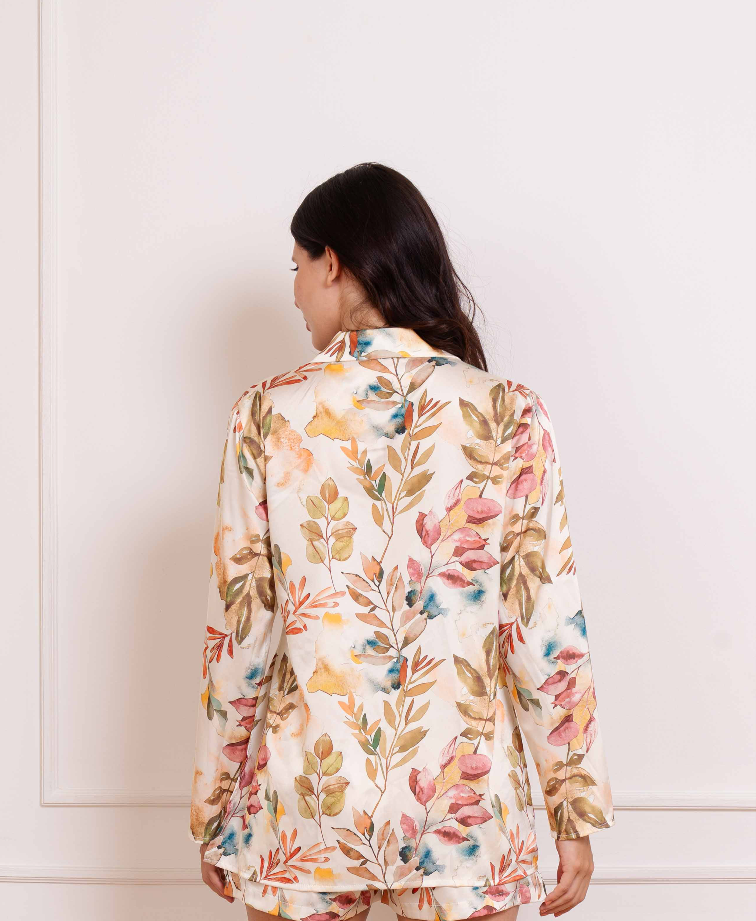 Golden Bloom | Half Crop Shirt Only