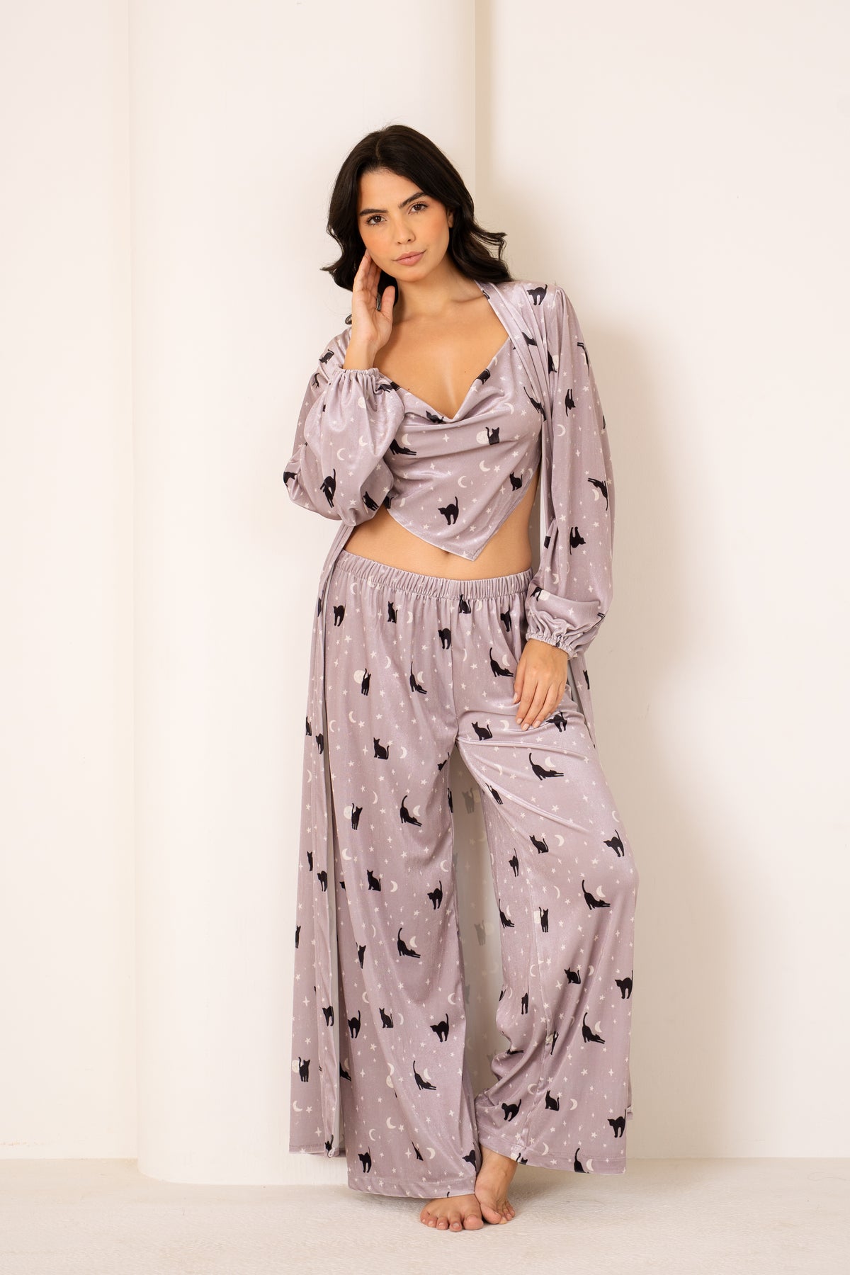 Moon Cats | Long Robe Full Set