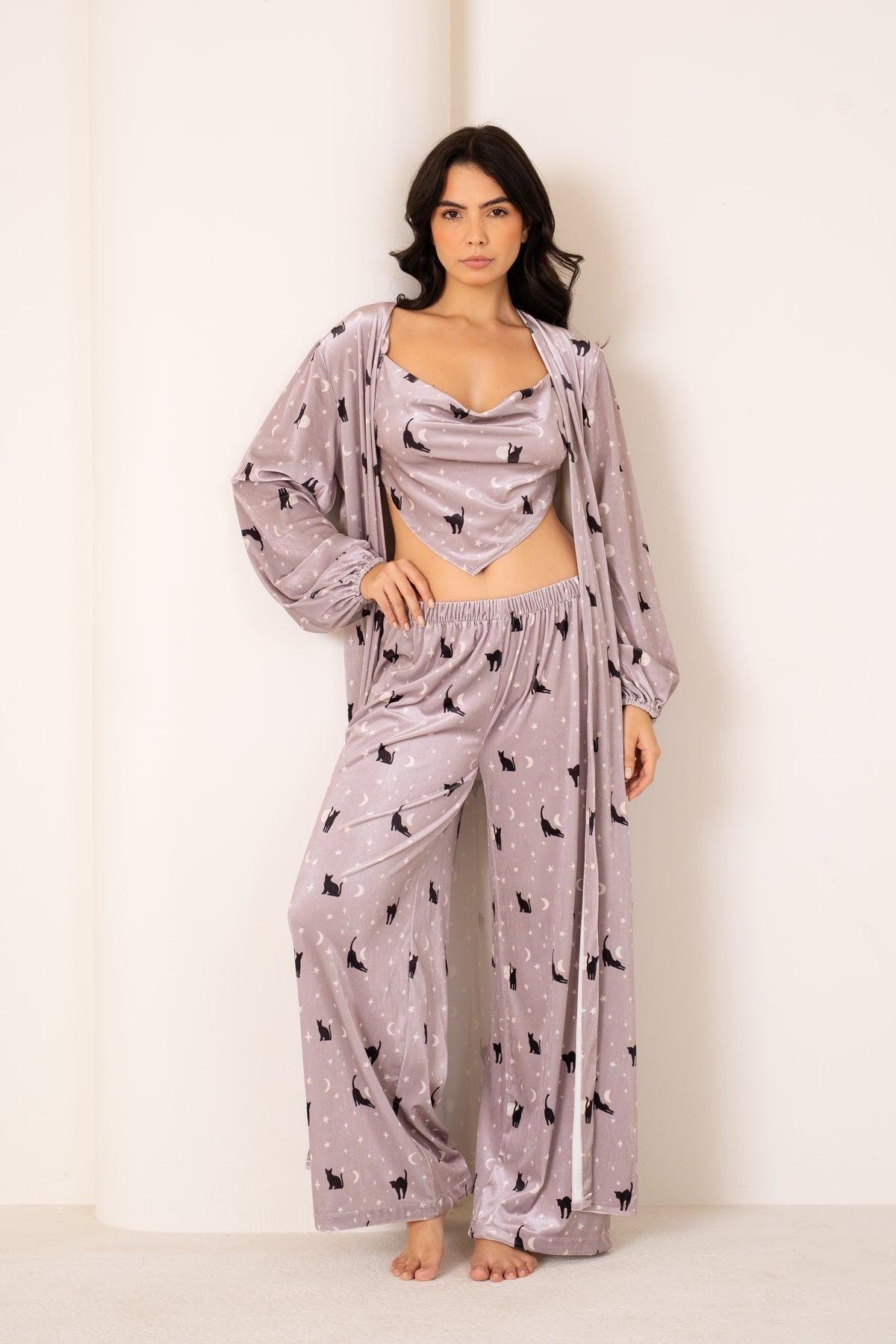 Moon Cats | Long Robe Full Set