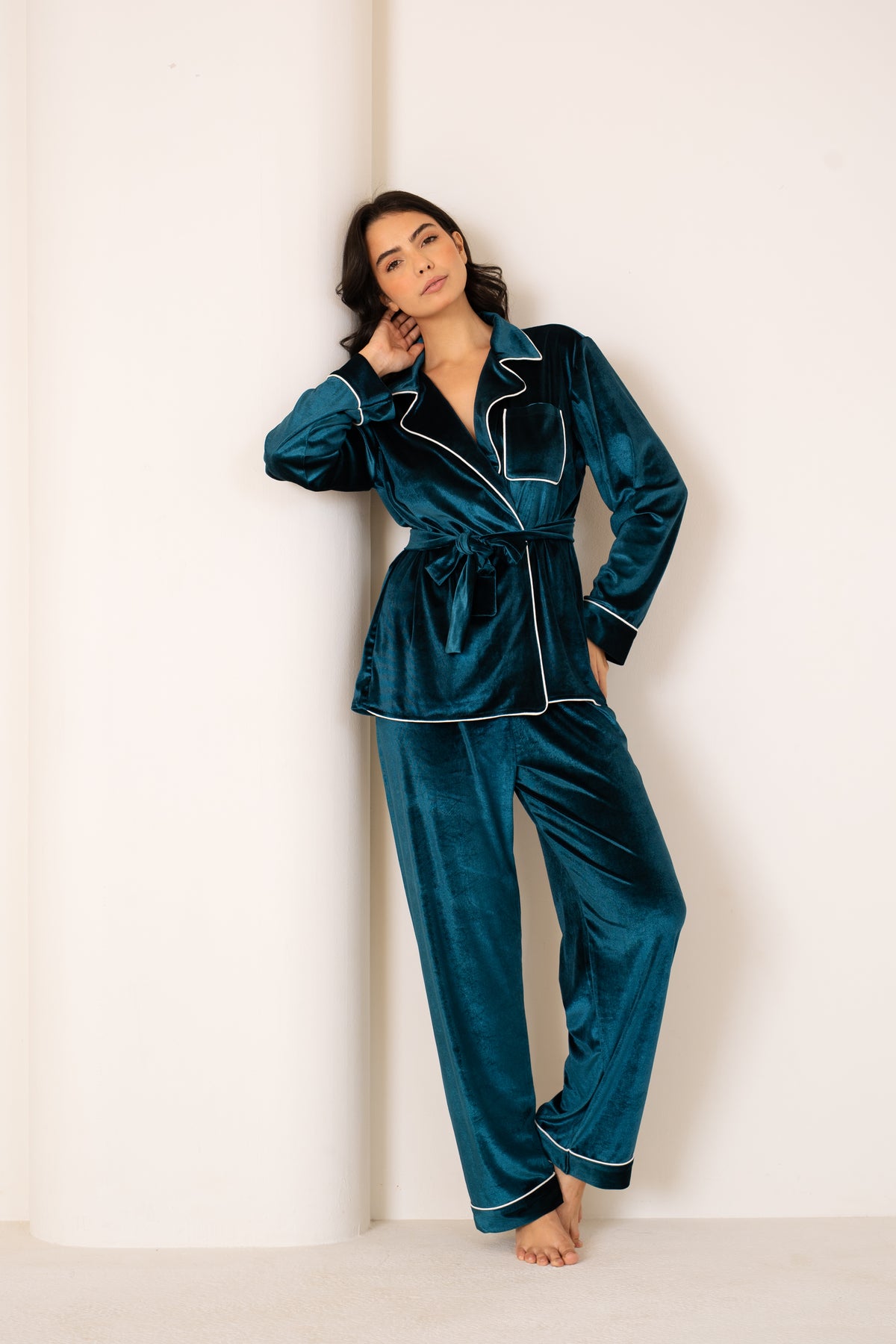 Velvet Muse Set | Teal Green