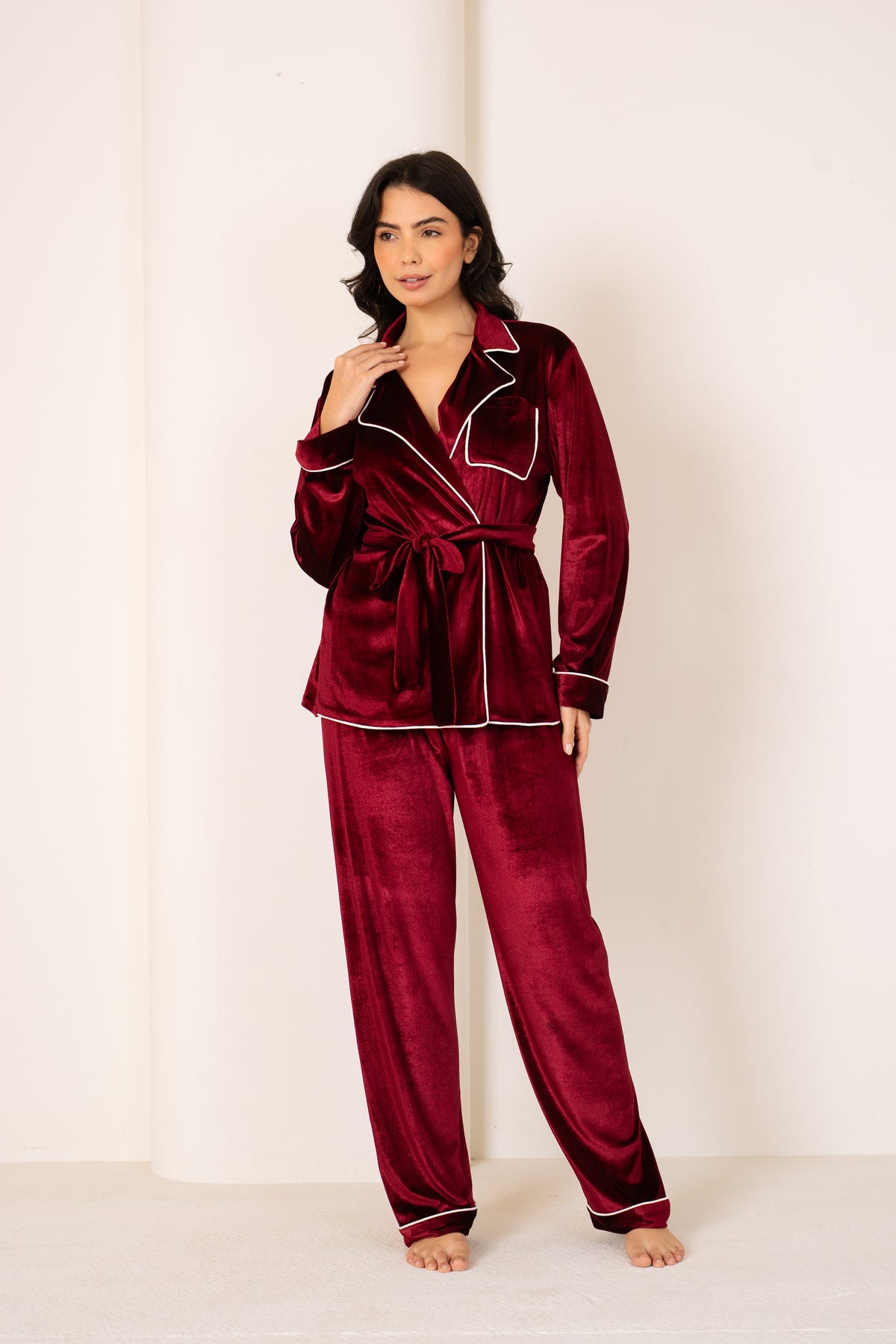 Velvet Muse Set | Burgundy