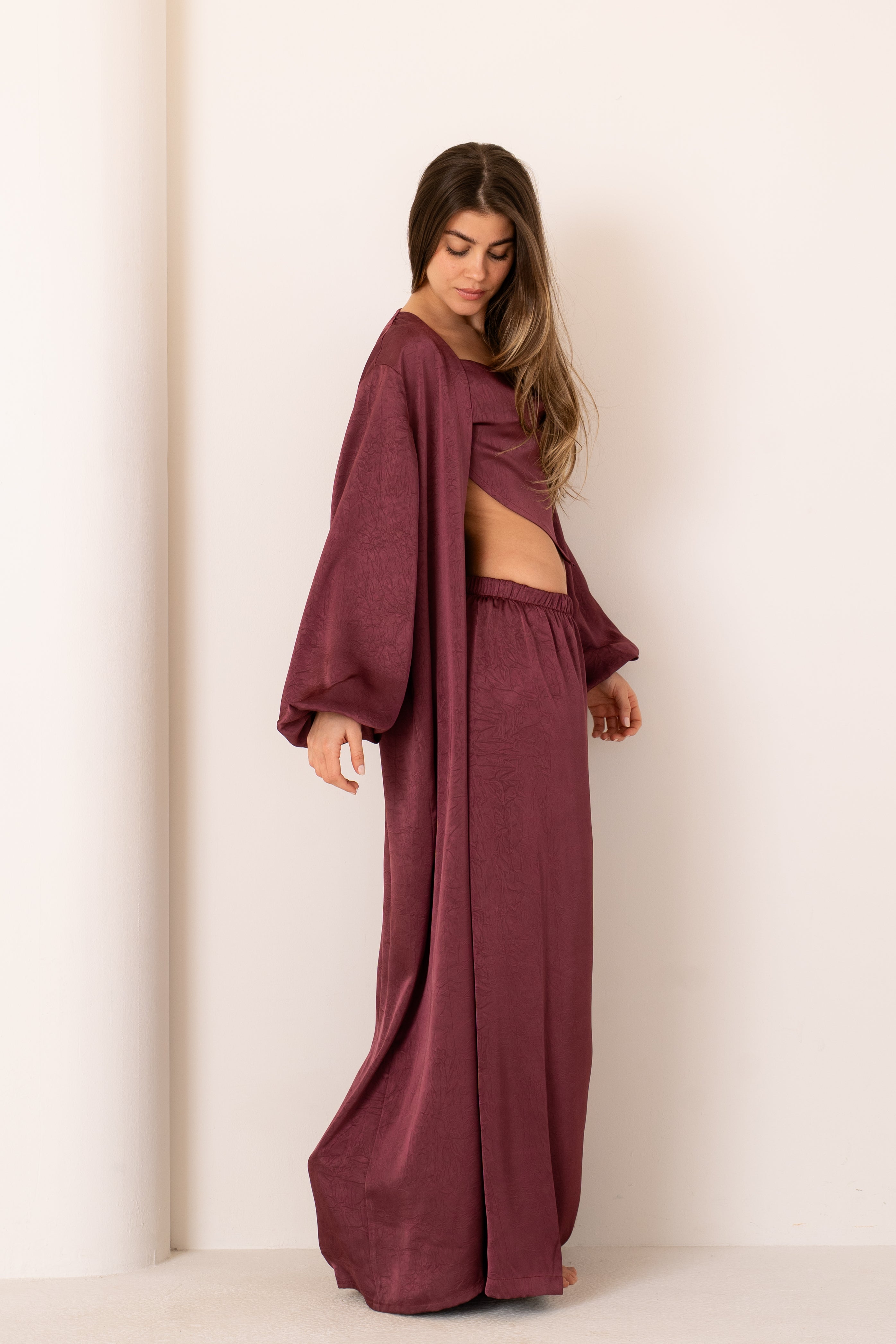 Mulberry Wine | Long Robe Full Set