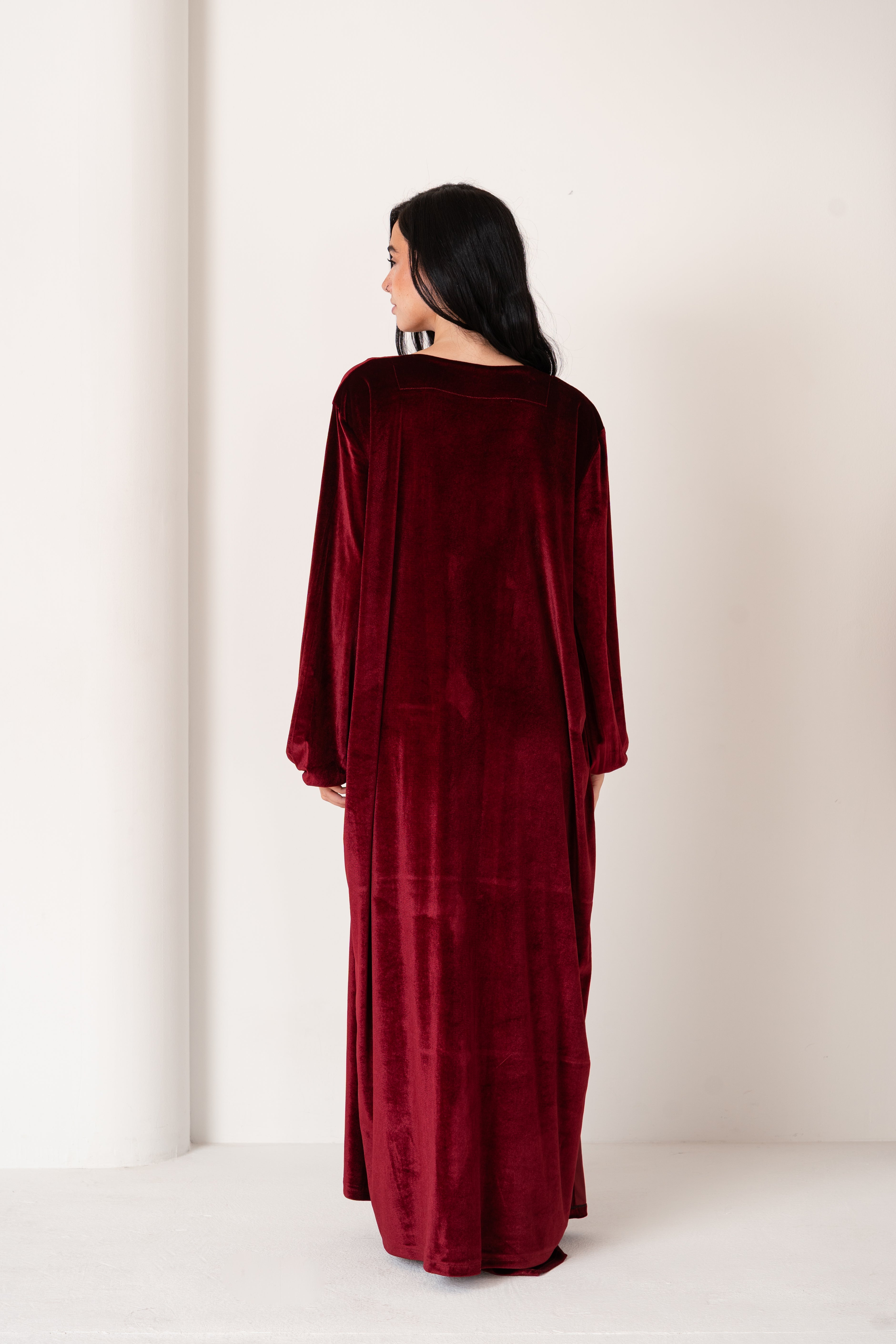 Grace Velvet Full Set | Burgundy