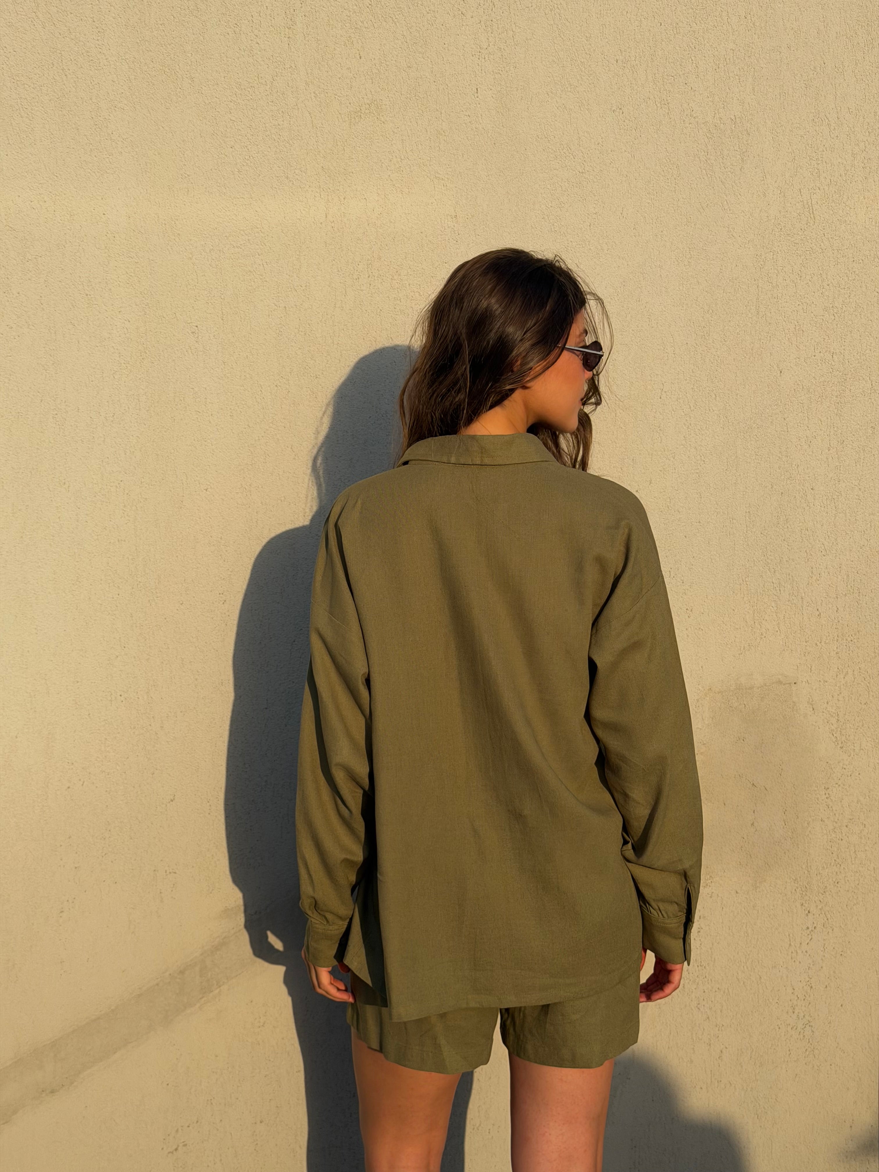 The Resort Button-Down Linen Set