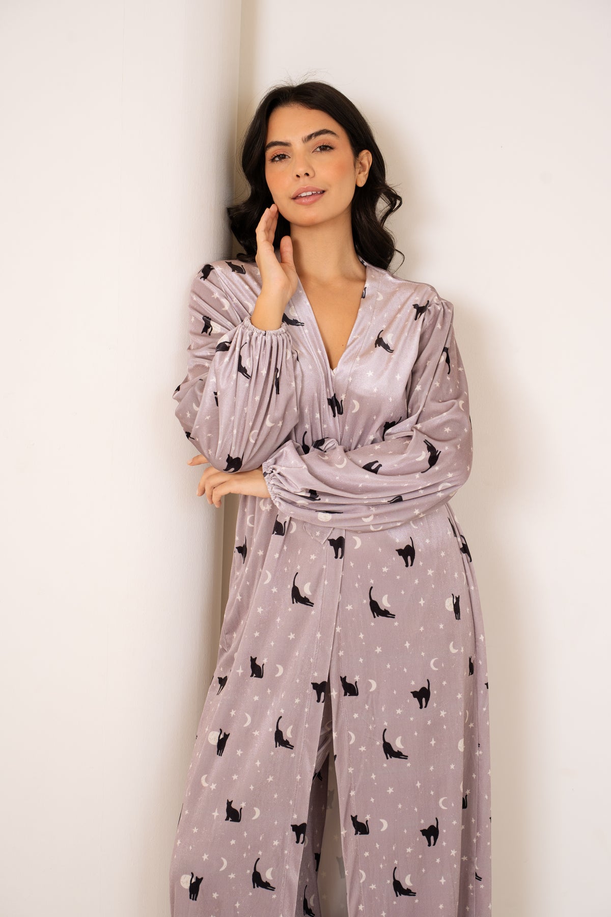 Moon Cats | Long Robe Full Set
