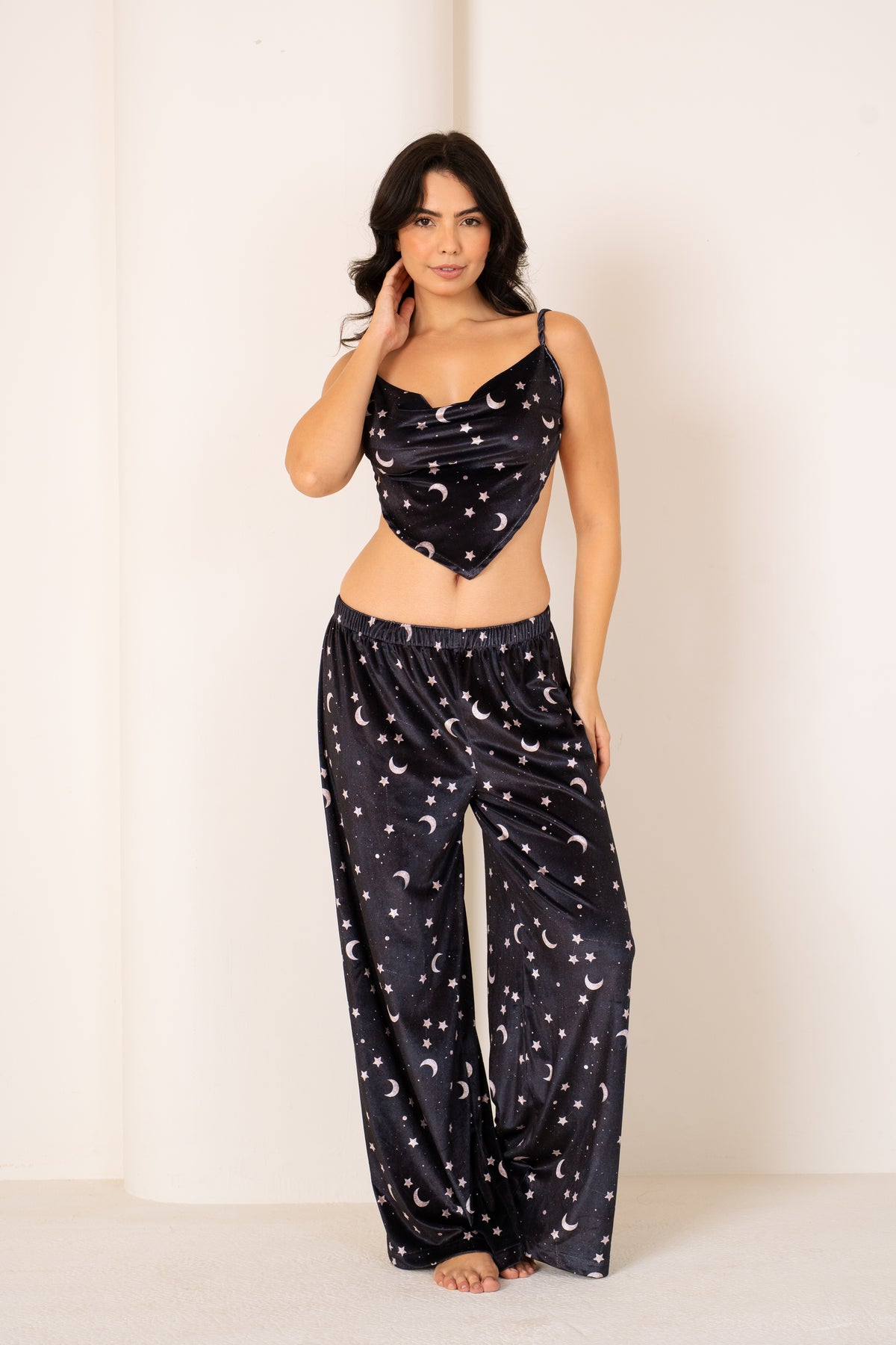Celestial Glow | V Top And Pants Set
