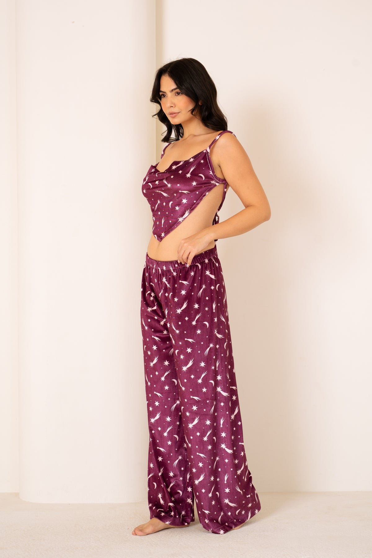 Berry Galaxy | Long Robe Full Set
