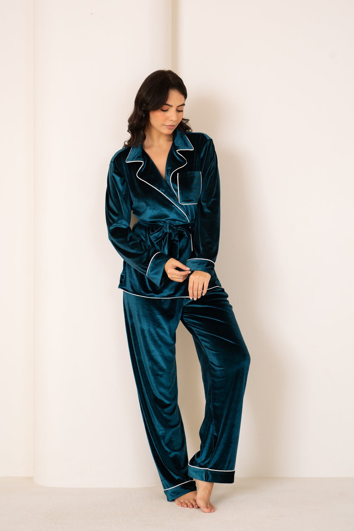 Velvet Muse Set | Teal Green