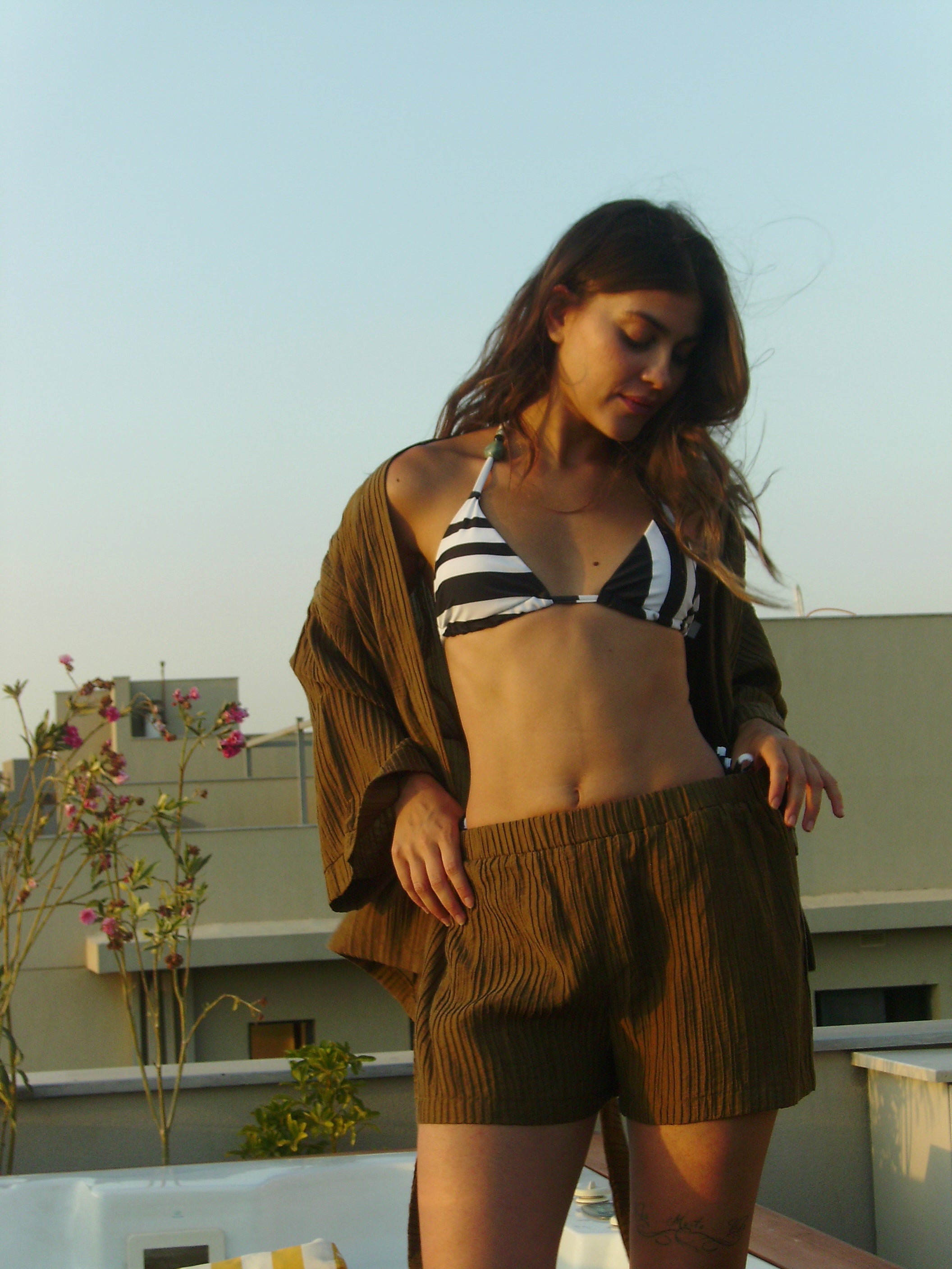 The Crinkle Kimono Set