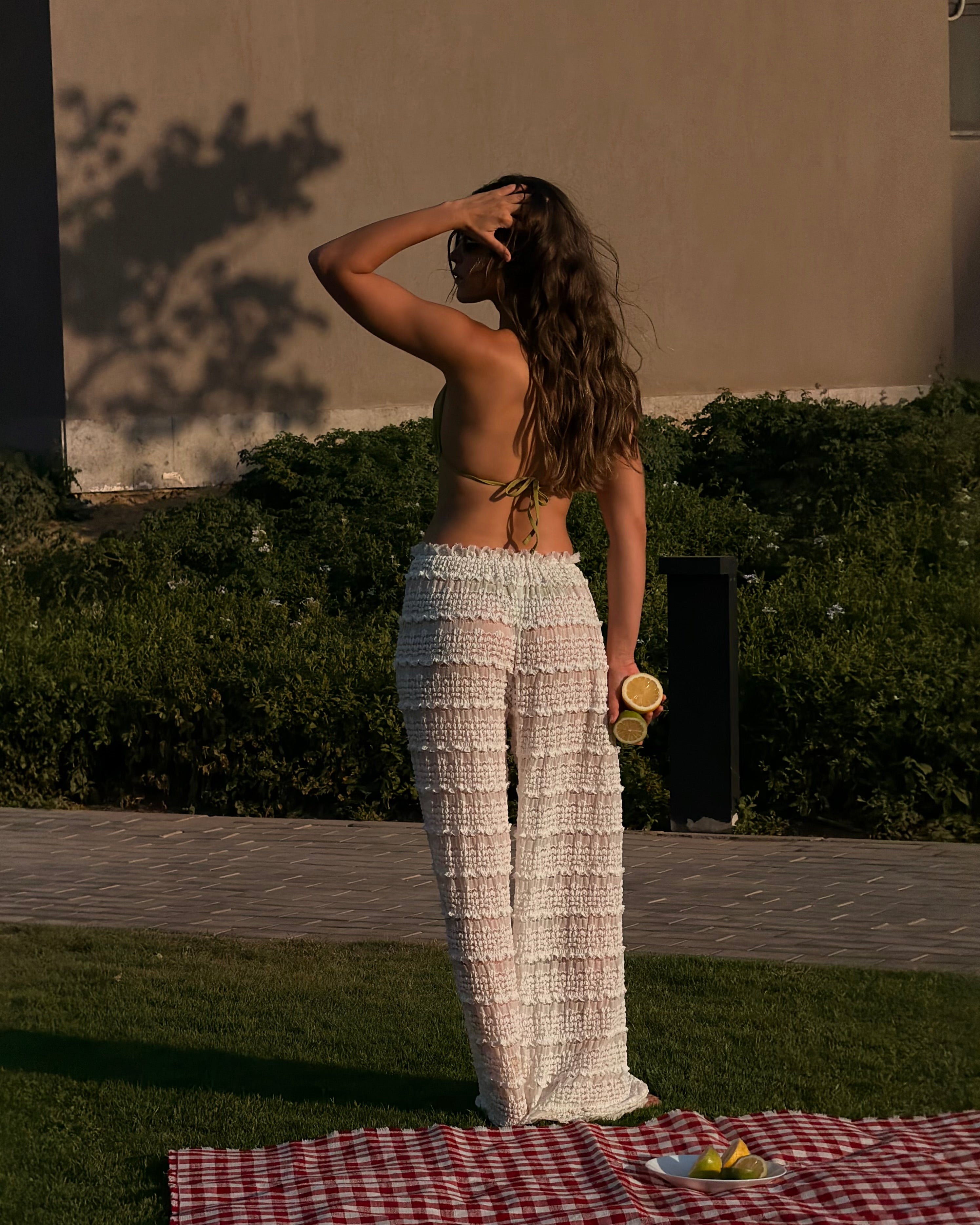 The Amalfi Ruffled Pants