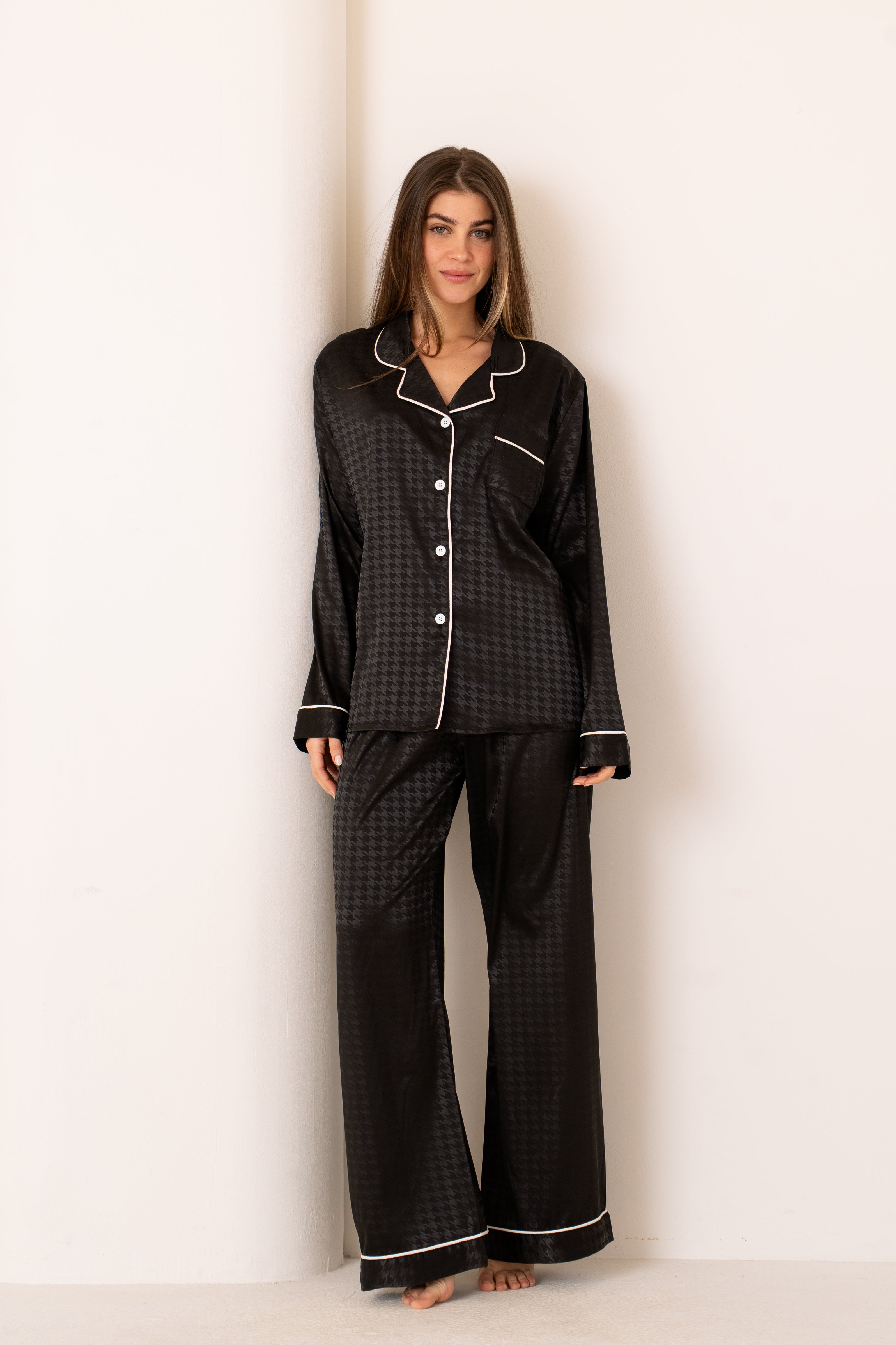 Black Élance | Buttoned Full Set