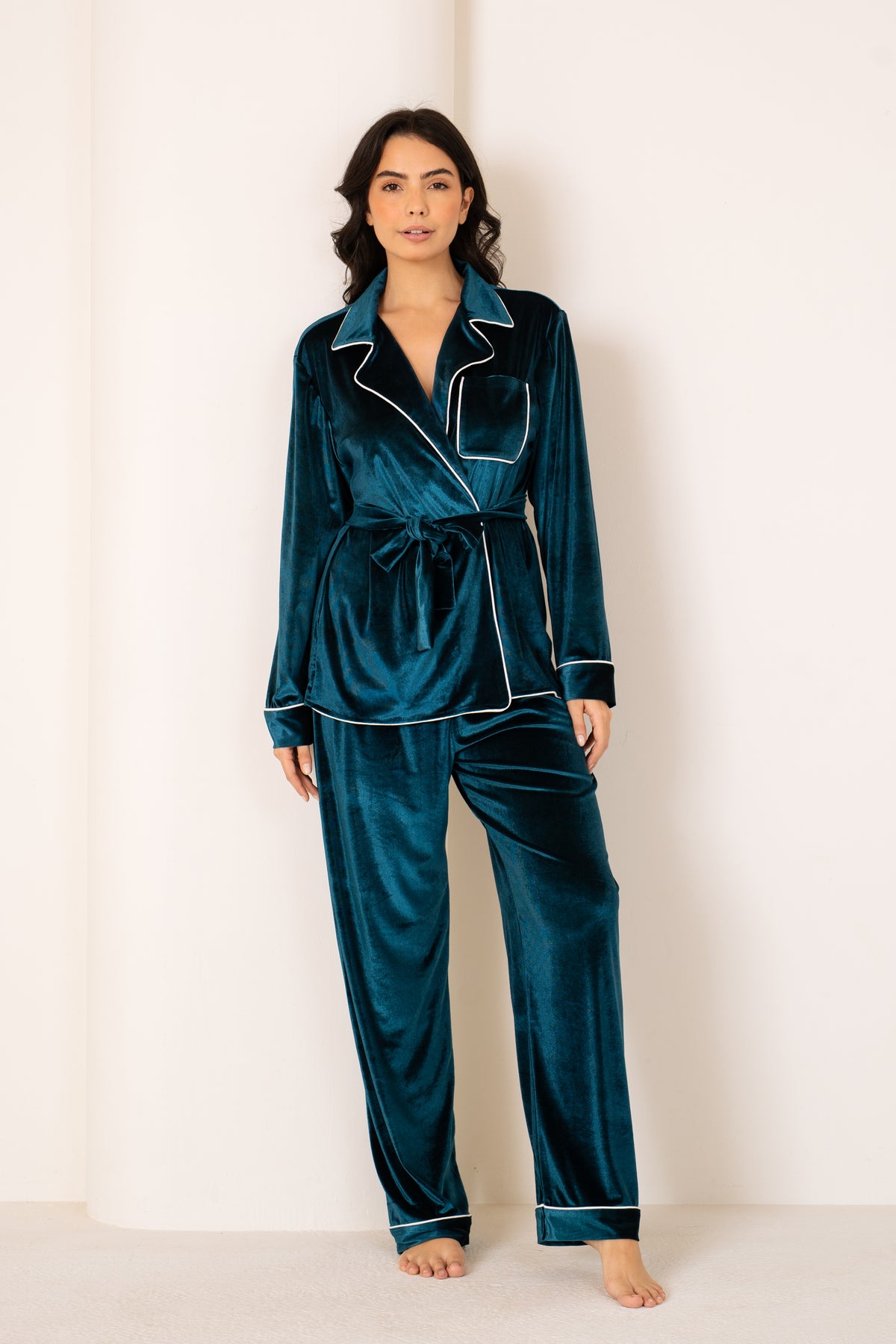 Velvet Muse Set | Teal Green