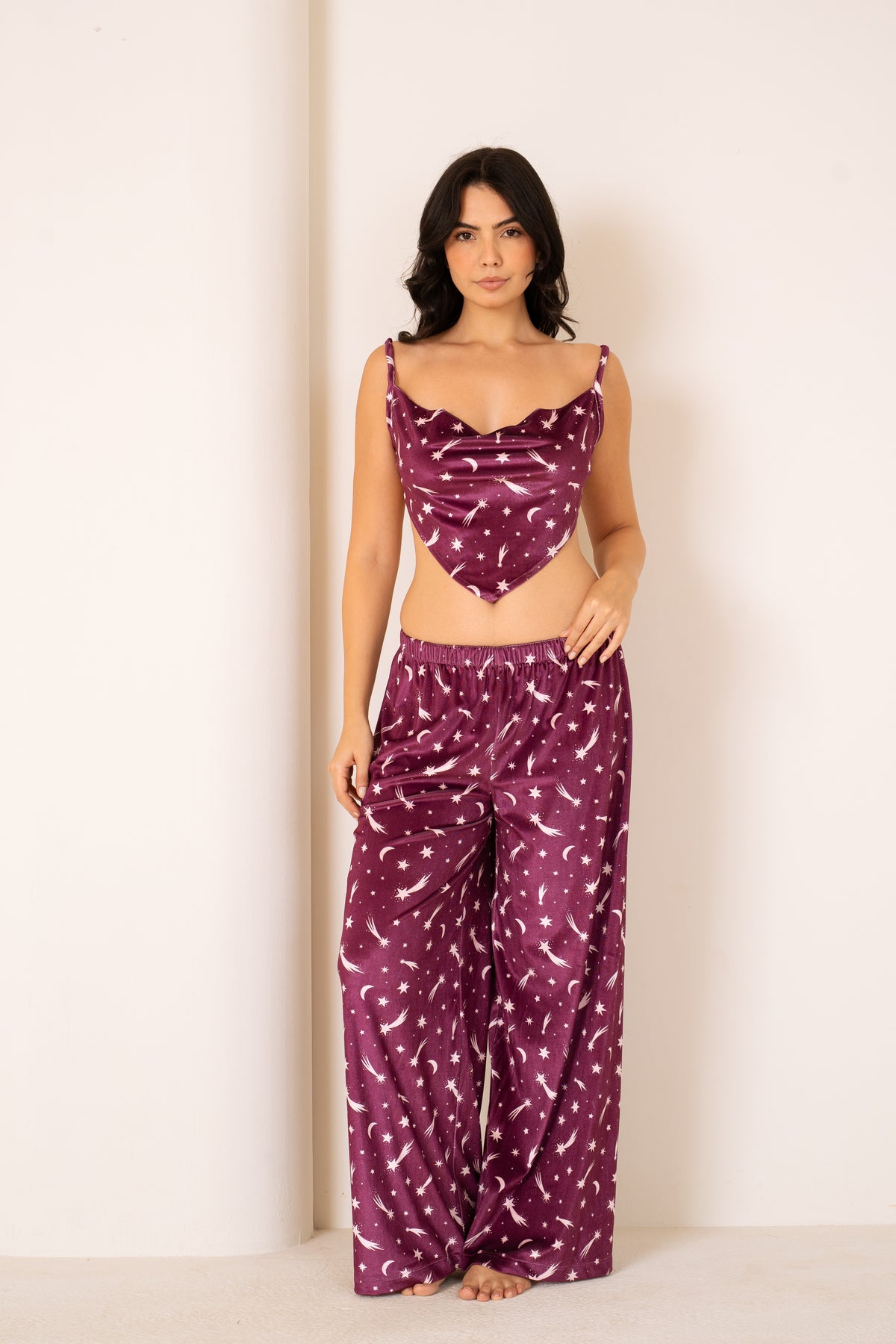 Berry Galaxy | Long Robe Full Set