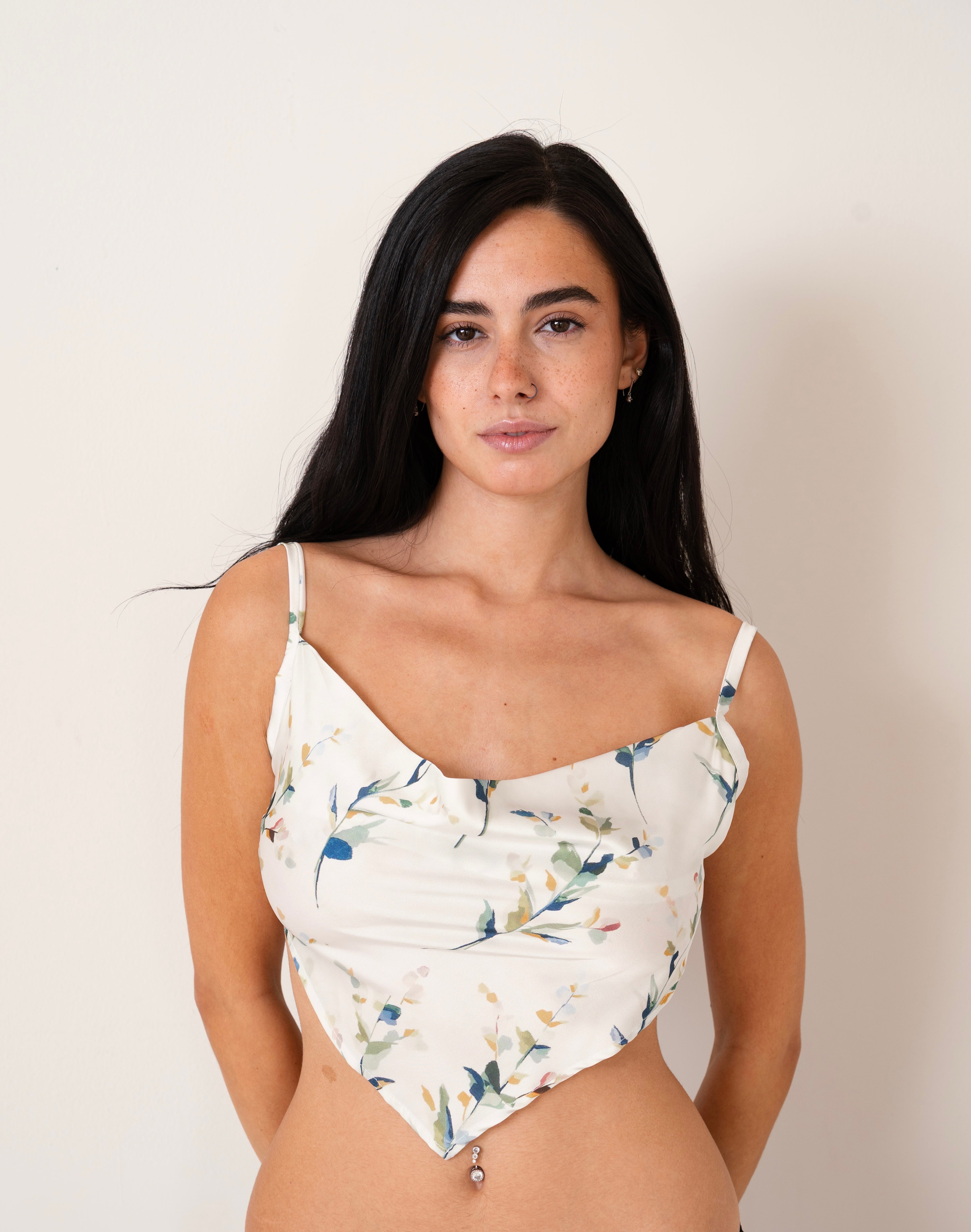 Meadow Whisper | V Shaped Crop Top