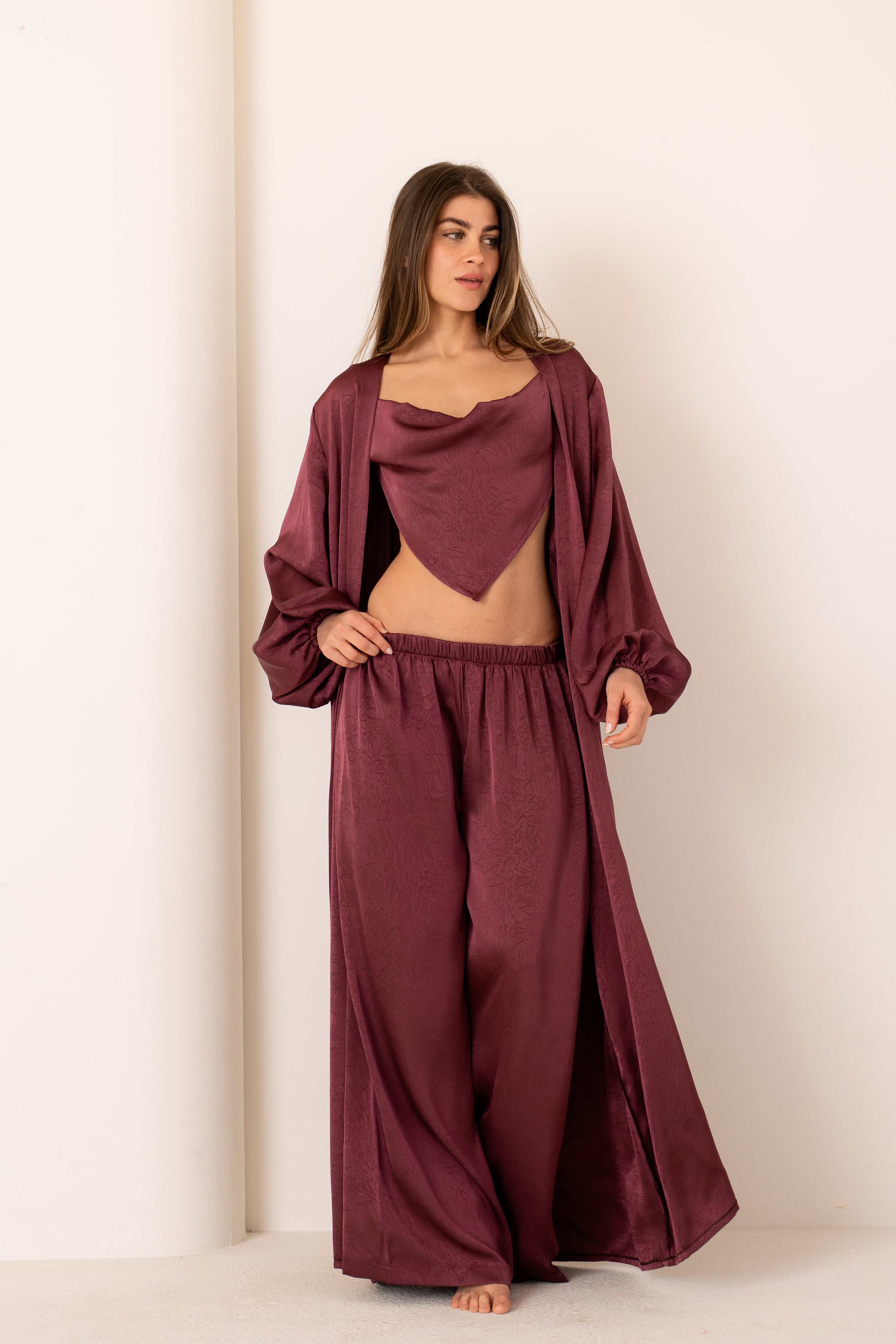 Mulberry Wine | Long Robe Full Set