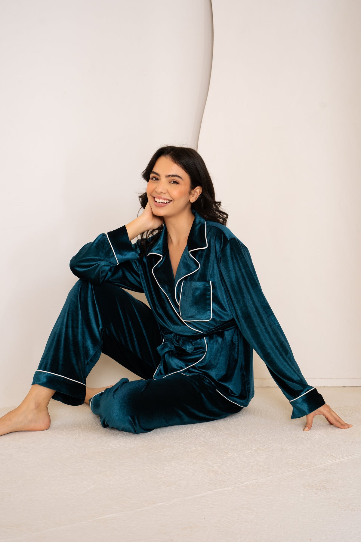 Velvet Muse Set | Teal Green