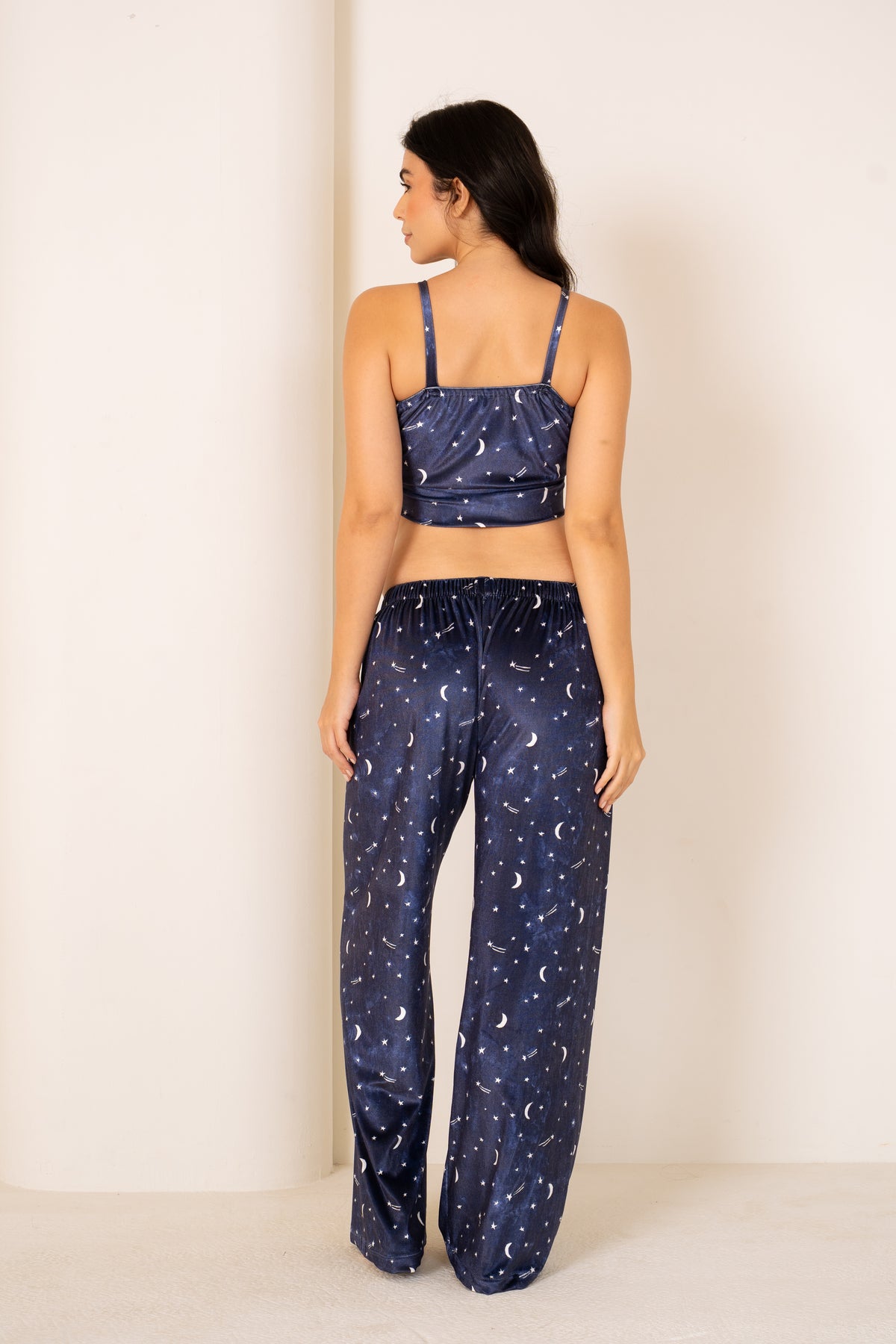 Starry Velvet | Wrap Top And Pants Set