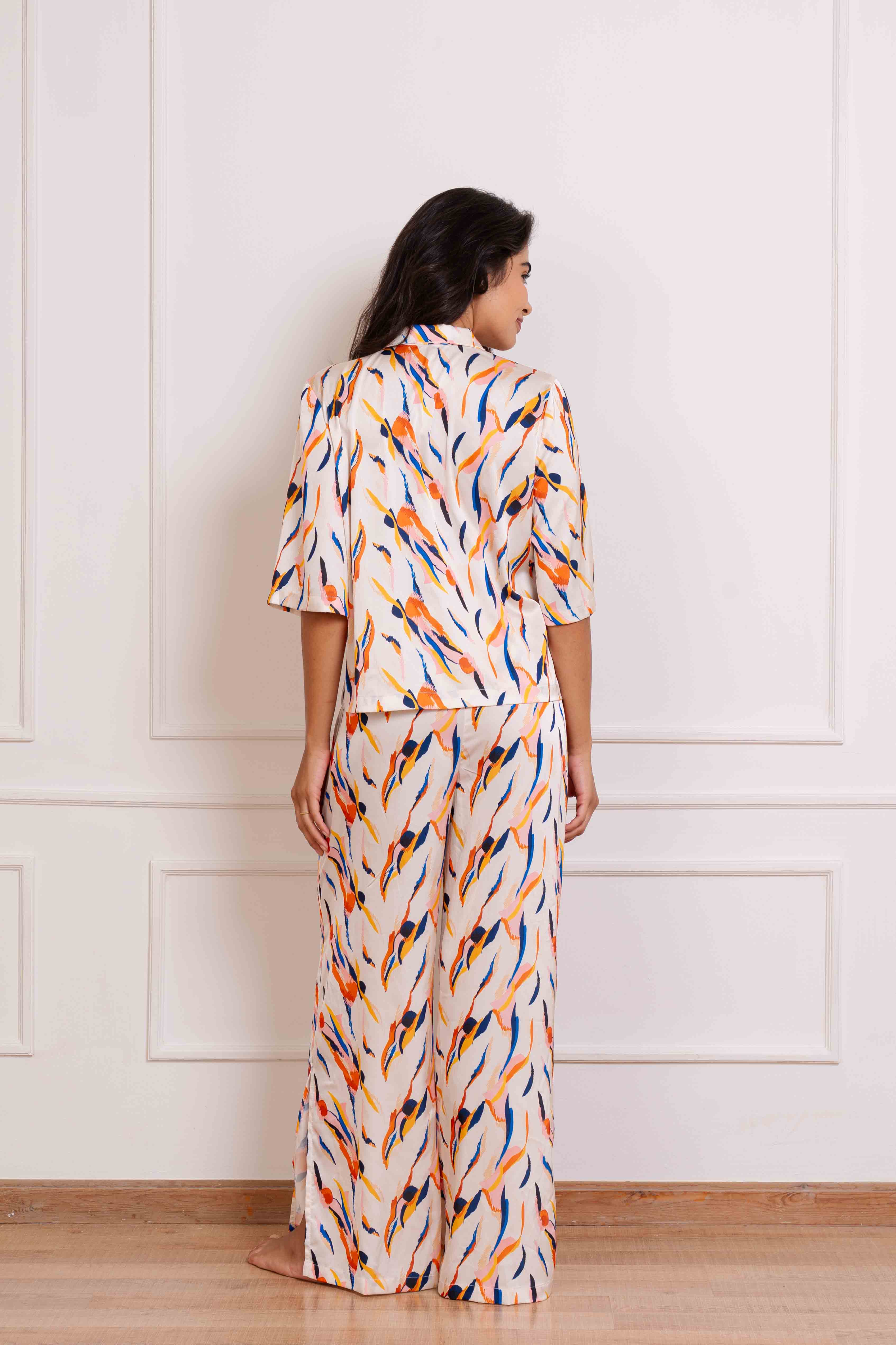 Sunset Motion | Lounge Shirt Full Set
