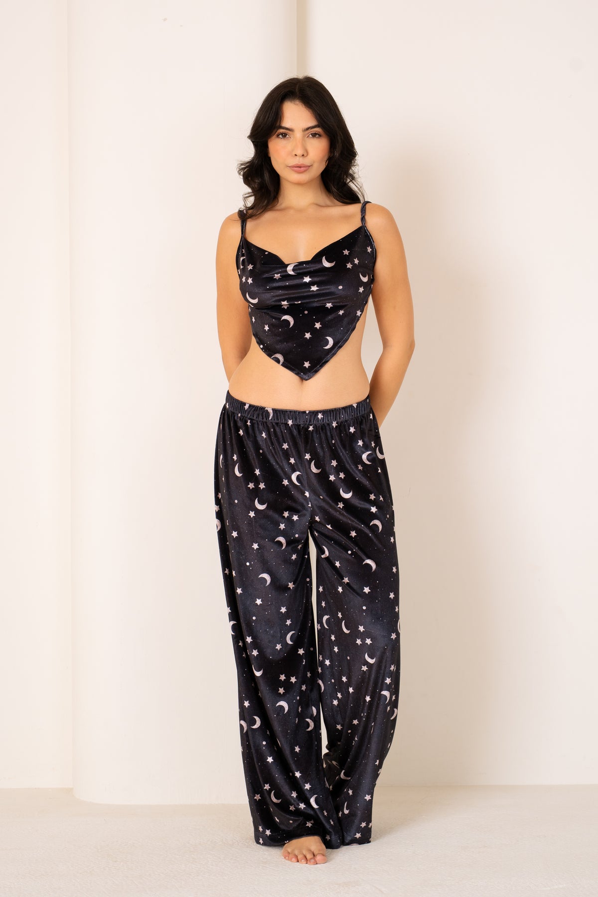 Celestial Glow | V Top And Pants Set