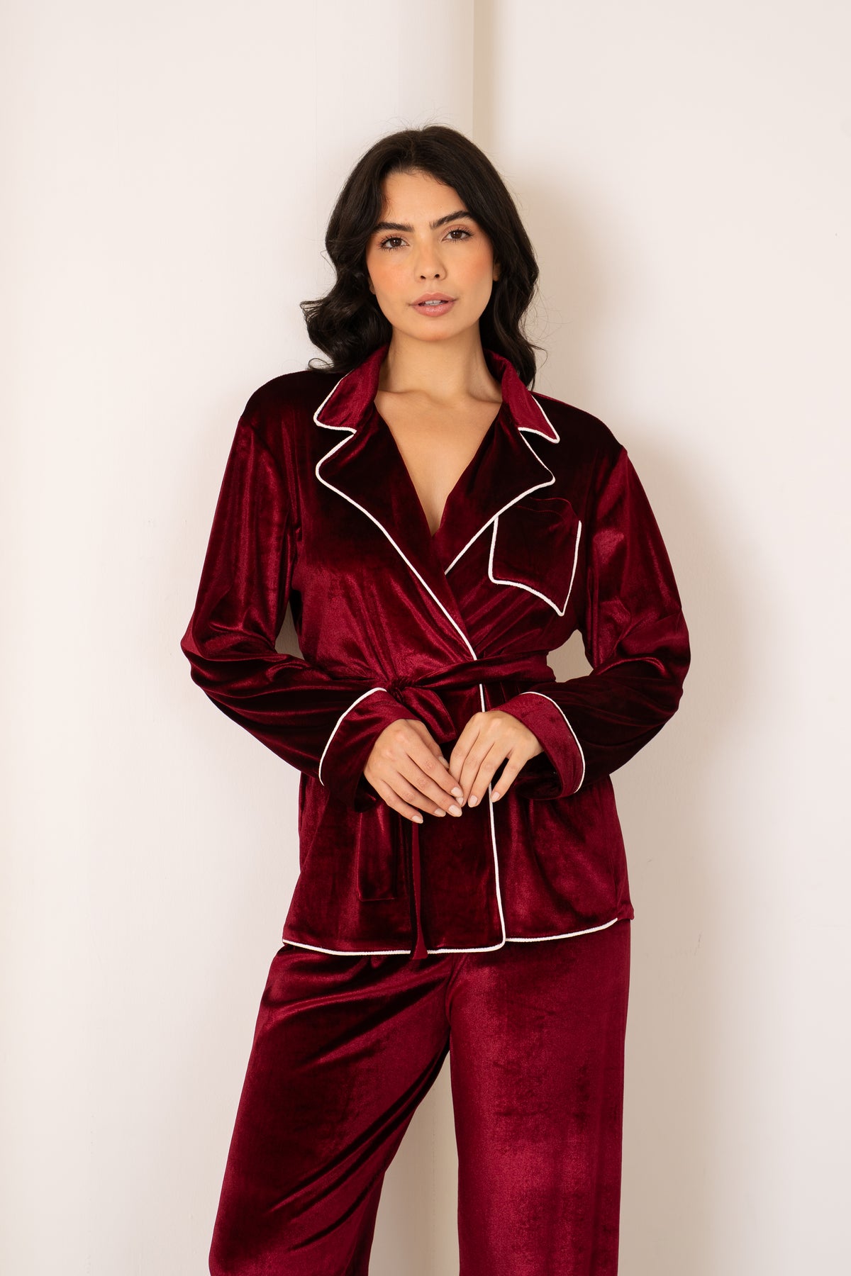Velvet Muse Set | Burgundy