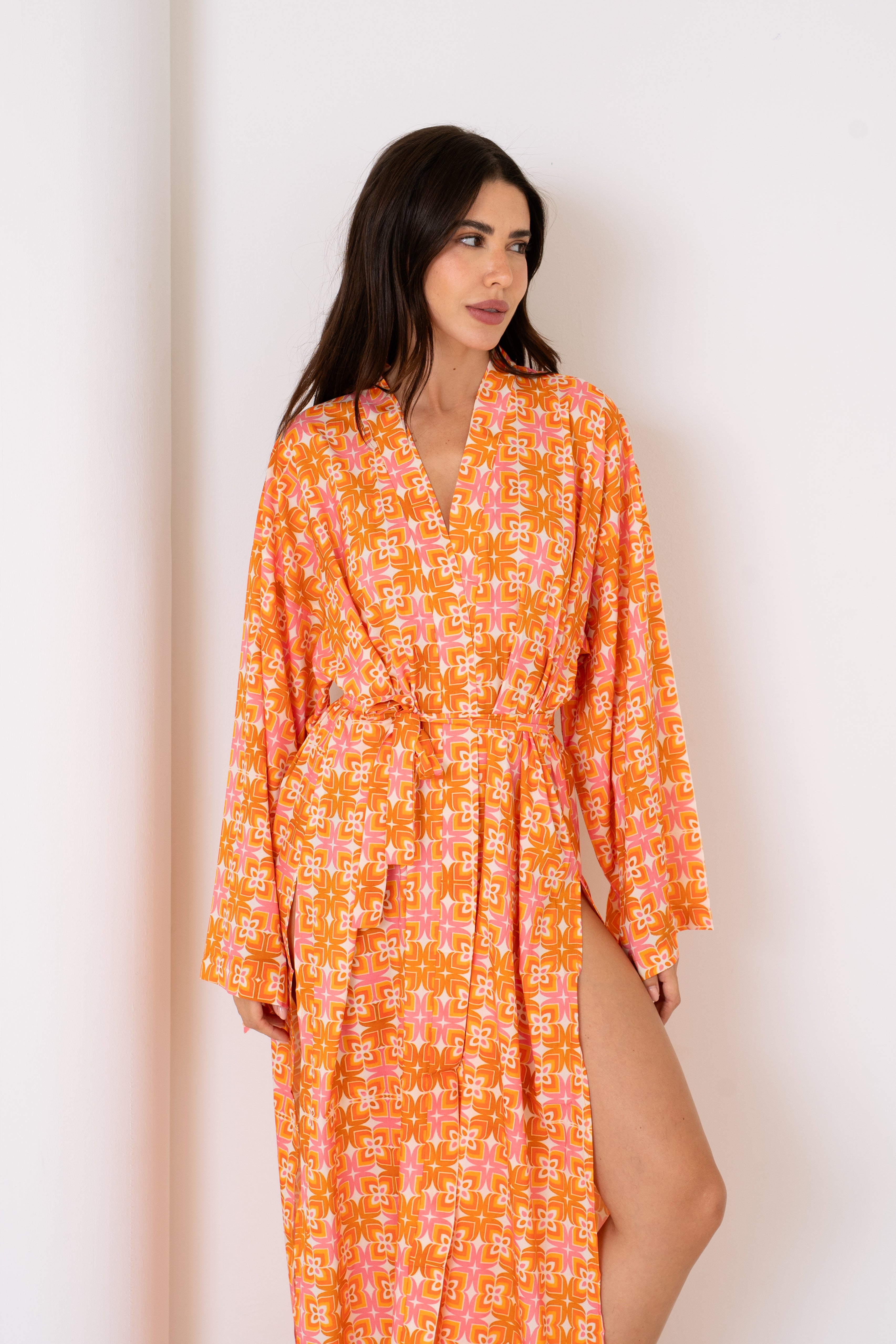 Joyful Muse | Selene Slit Long Robe