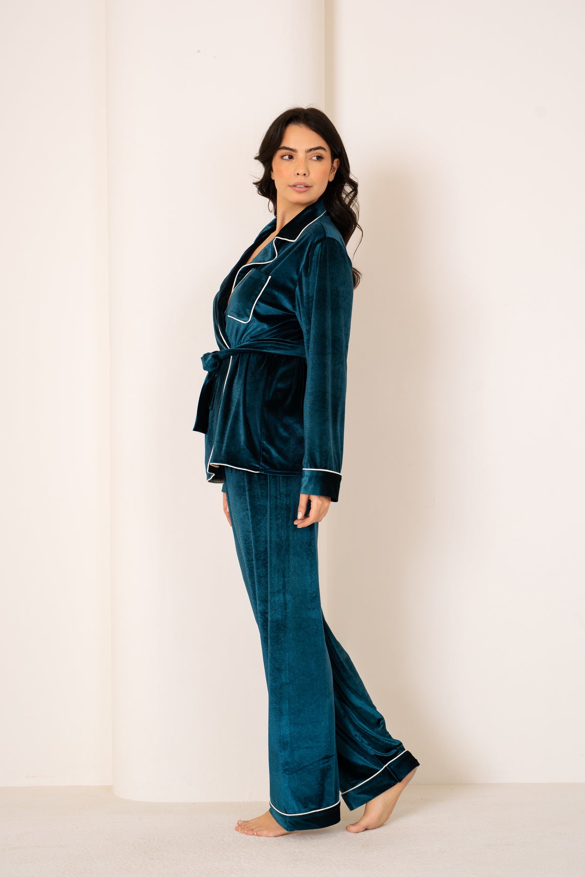 Velvet Muse Set | Teal Green