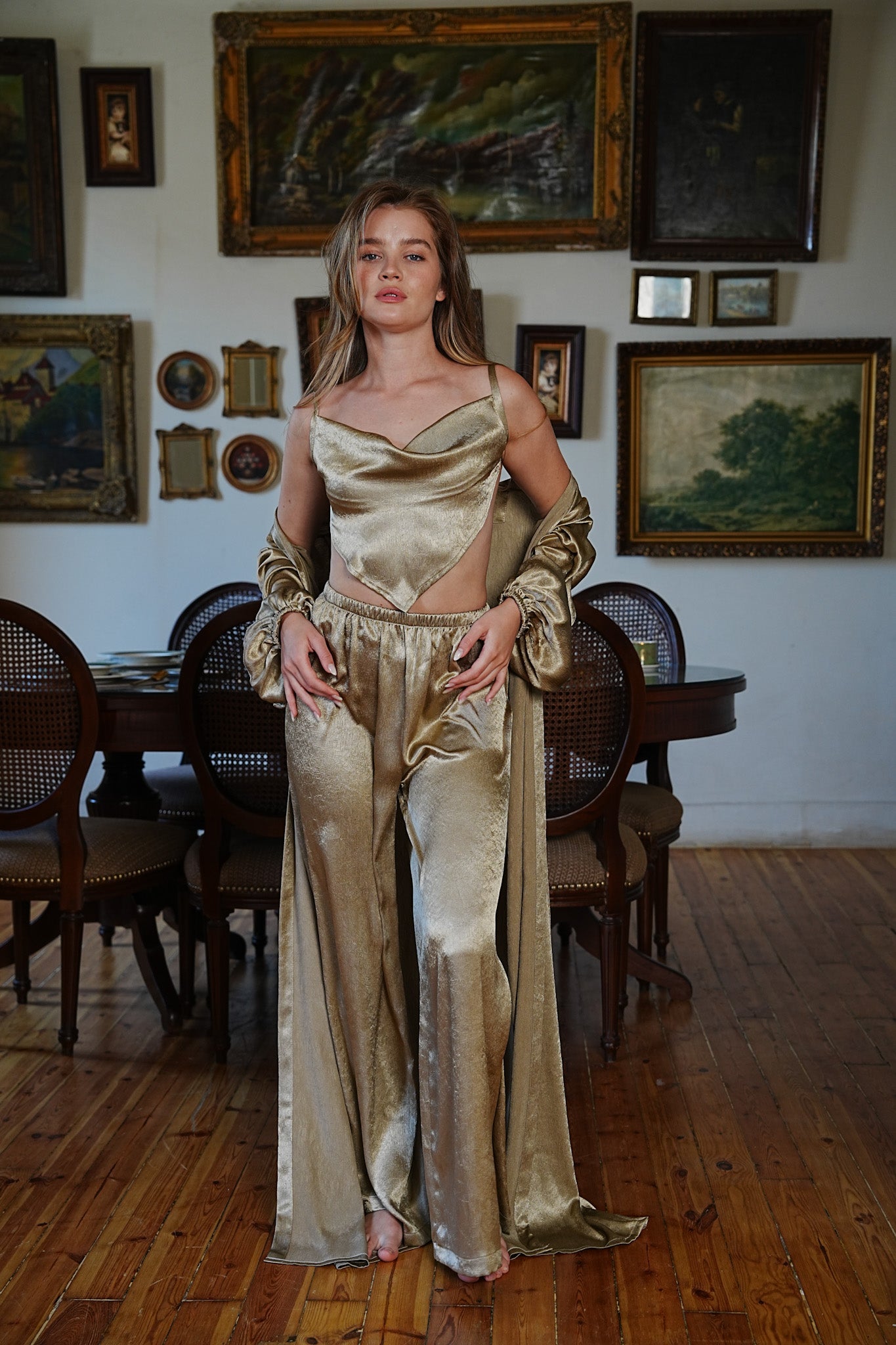 Golden Muse | Long Robe Full Set