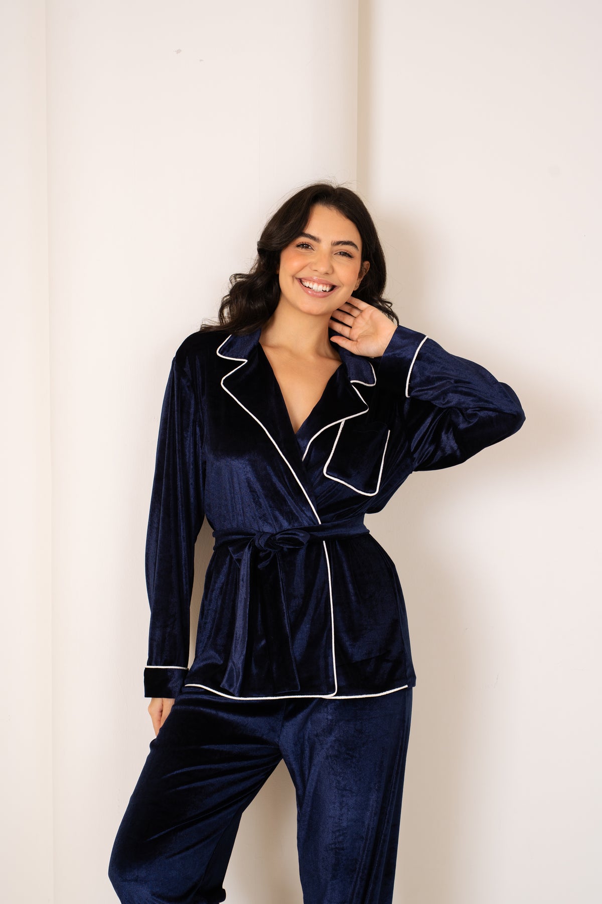 Velvet Muse Set | Navy