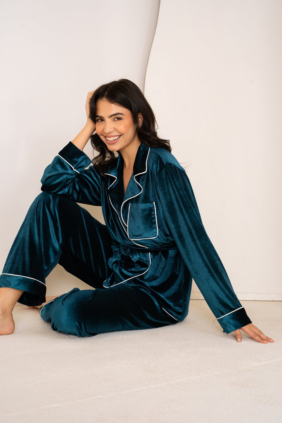 Velvet Muse Set | Teal Green