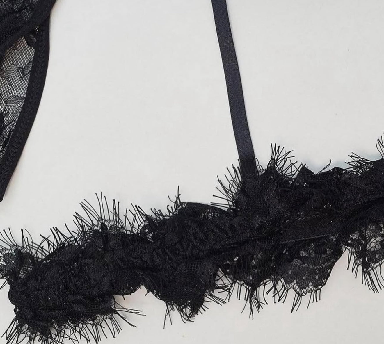 3-Pc Black Lingerie Set