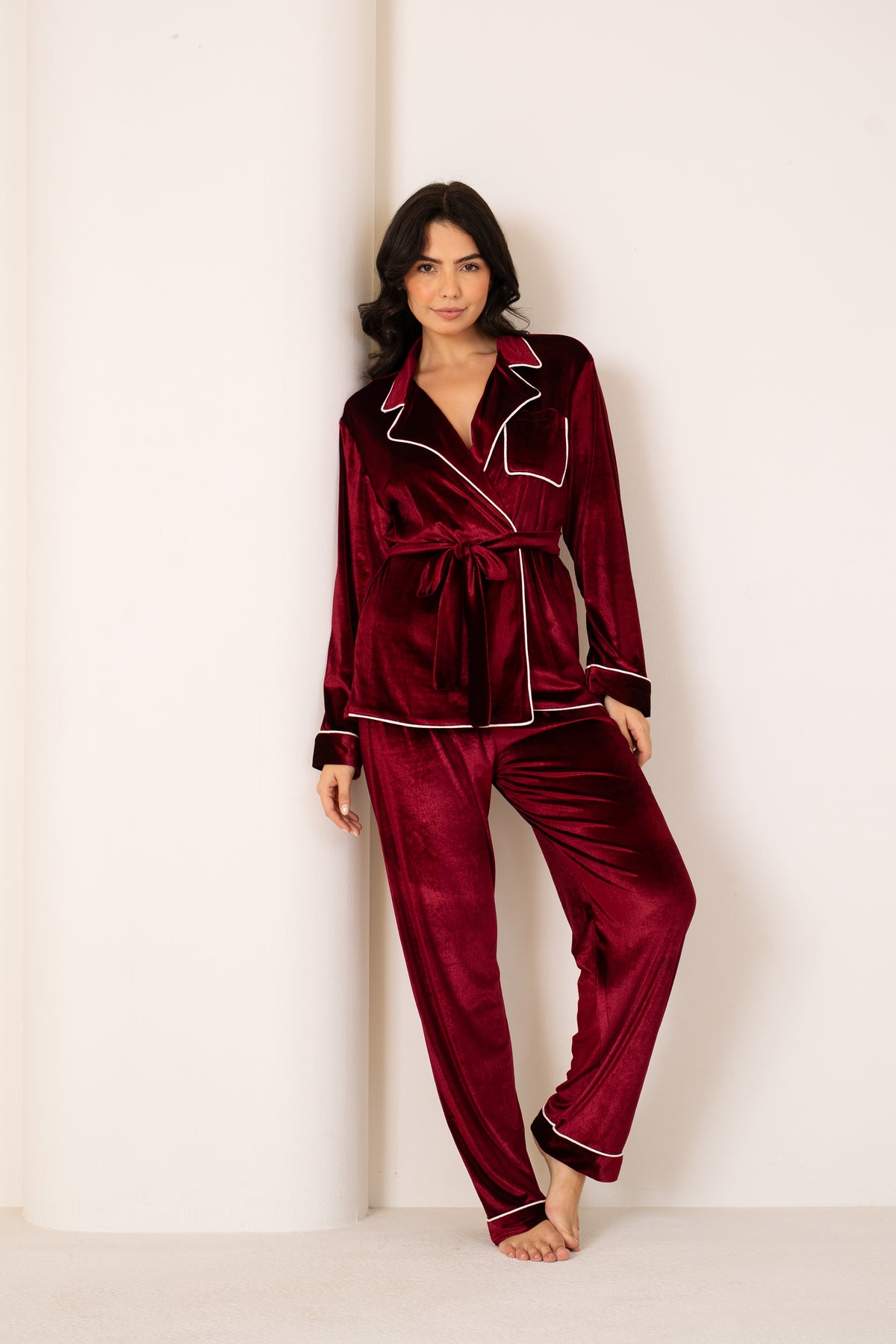 Velvet Muse Set | Burgundy