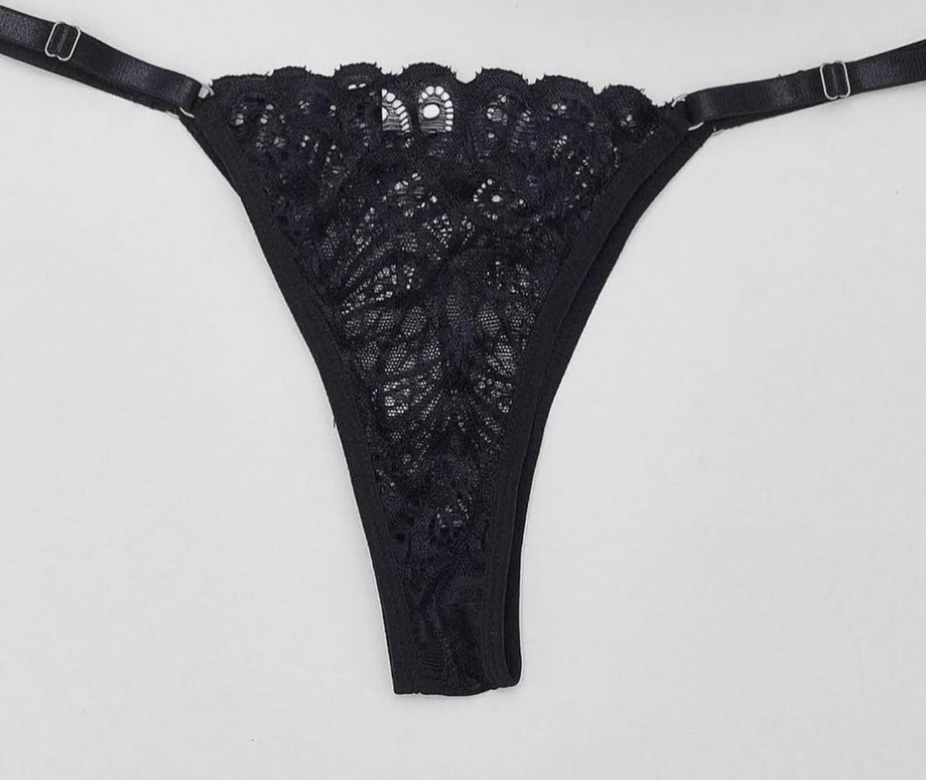 ‘I Am Sexy’ Black Lingerie Set
