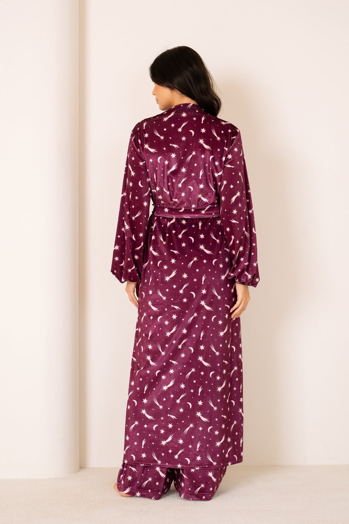 Berry Galaxy | Long Robe Full Set