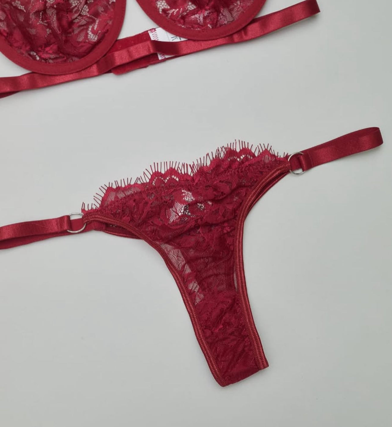 Burgundy Lingerie Set
