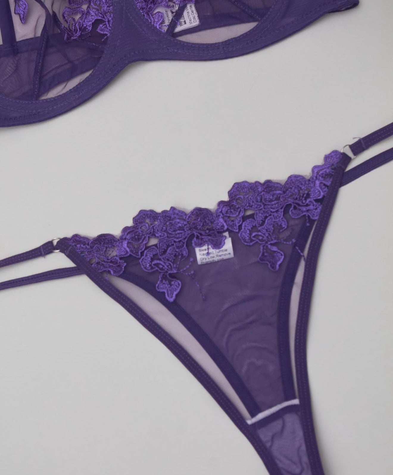 Dark Purple Lingerie Set